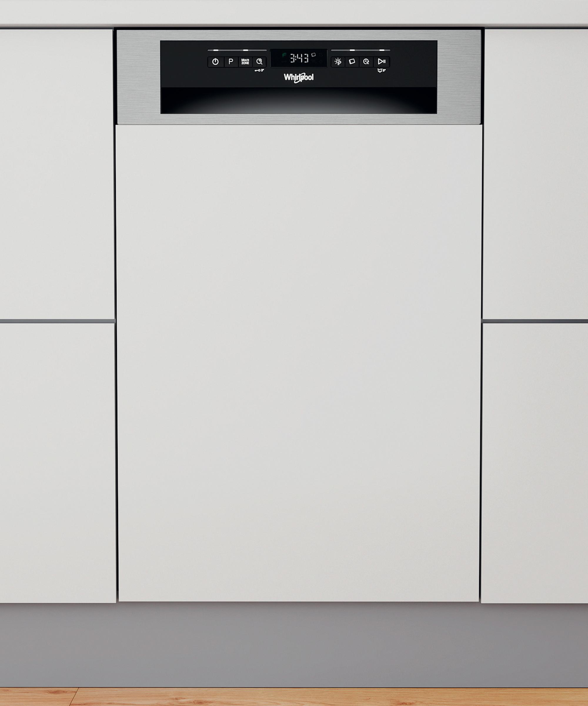 Whirlpool Umývačka riadu Vstavané WSBO 3O34 PF X Half-integrated D Frontal