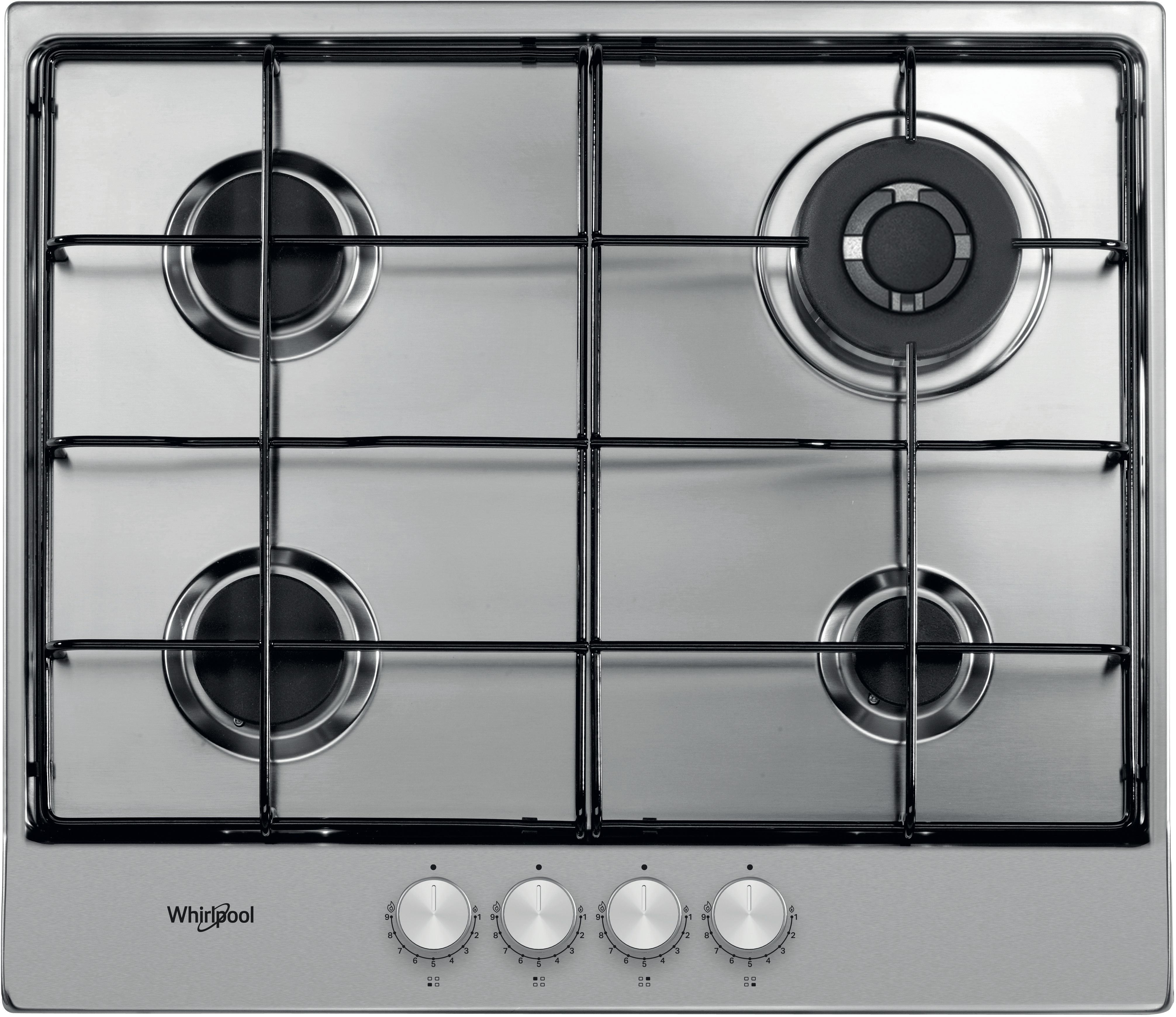 Whirlpool Varná deska TGML 651 IX Nerez Plynová Frontal