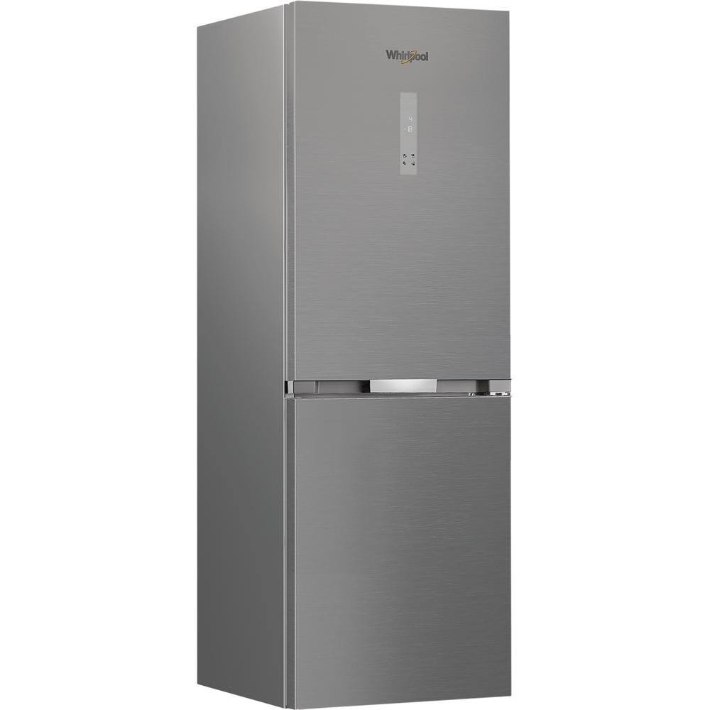 Whirlpool Fridge-Freezer Combination Free-standing WHK 26363 XP5UK Silver 2 doors Perspective