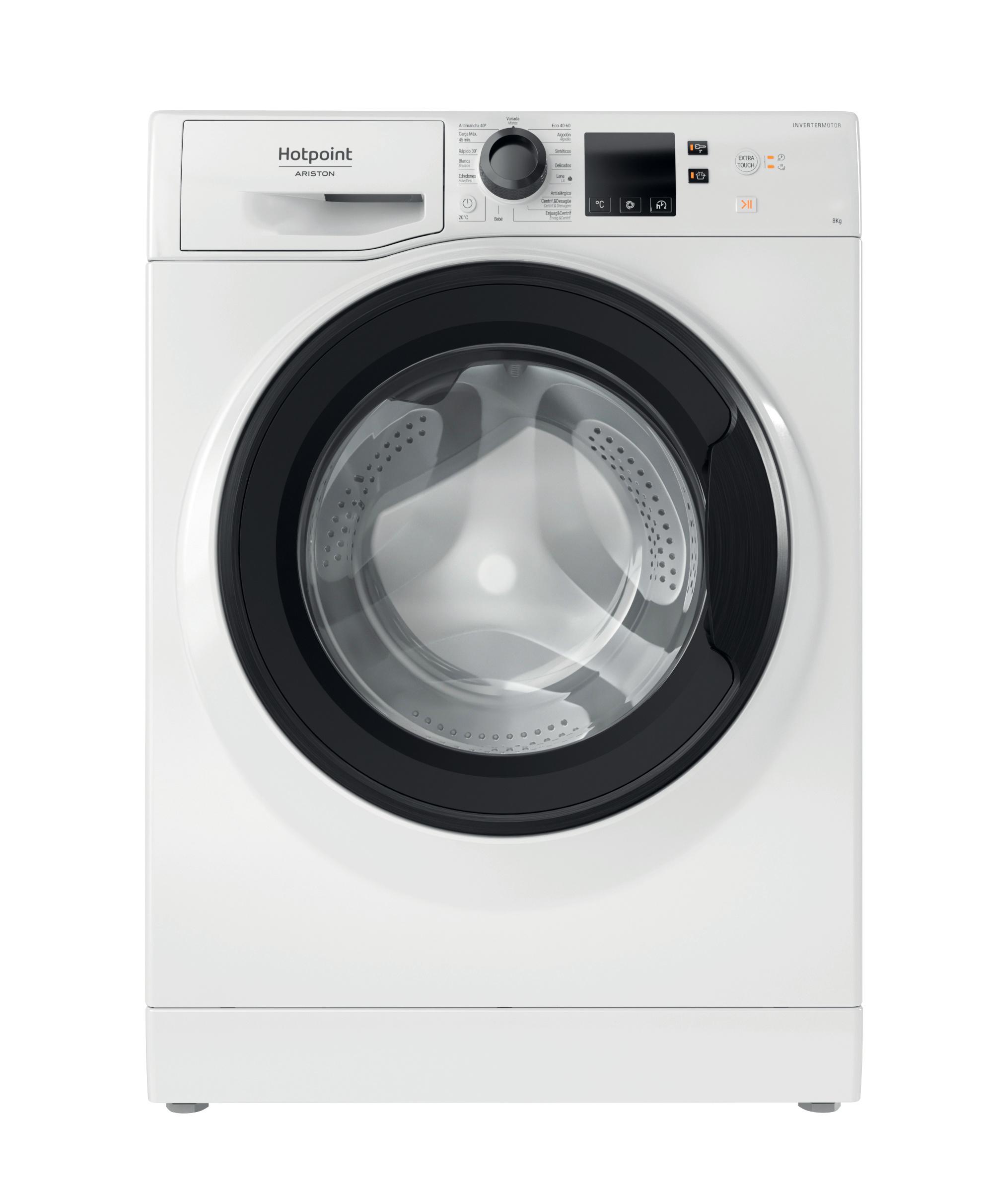 Lavadora de carga frontal libre instalación Hotpoint: 8,0kg
