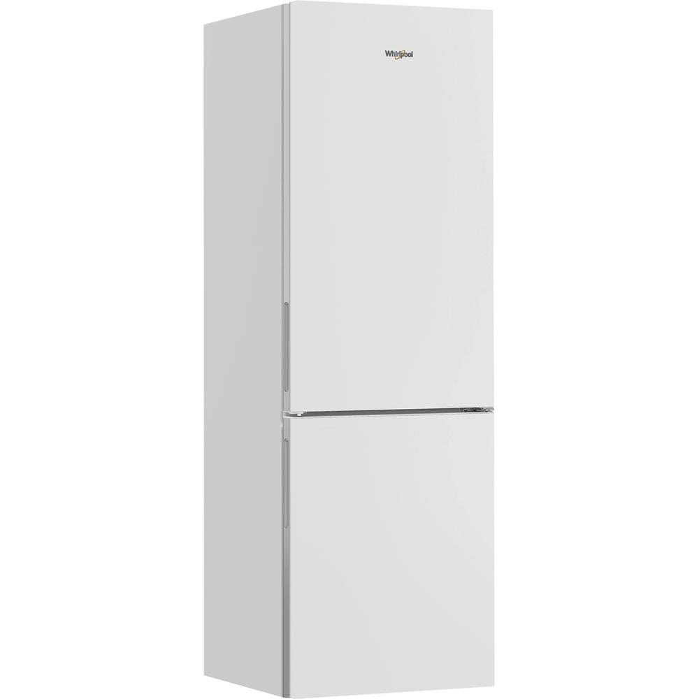 Whirlpool Jääkaappipakastin Vapaasti sijoitettava WHKS 1401 W4E Valkoinen 2 doors Perspective