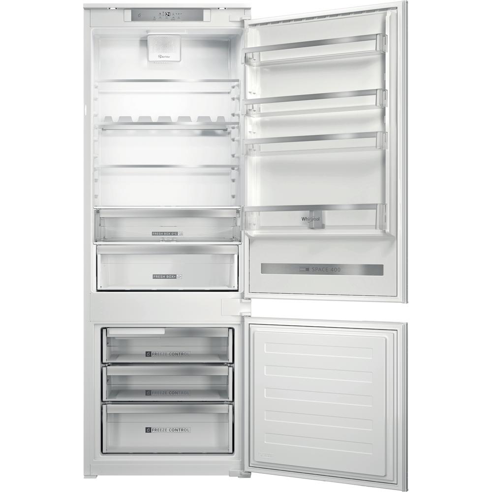 Whirlpool Kühl- / Gefrierkombination Einbaugerät WNBB20SP22R Weiss 2 Türen Frontal