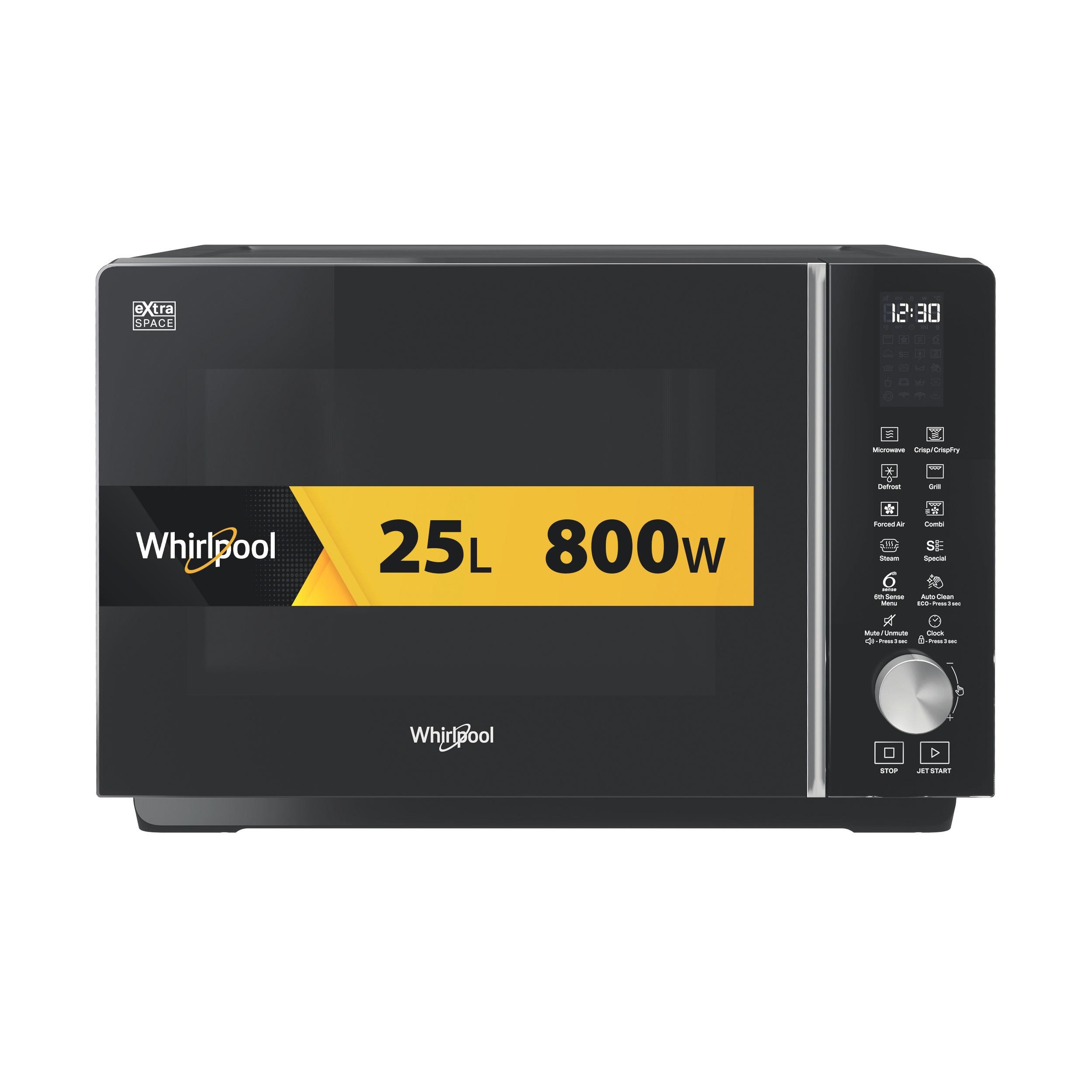Whirlpool Magnetron Vrijstaand MWF 259 B Zwart Elektronisch 25 MW-Combi 800 Hero image