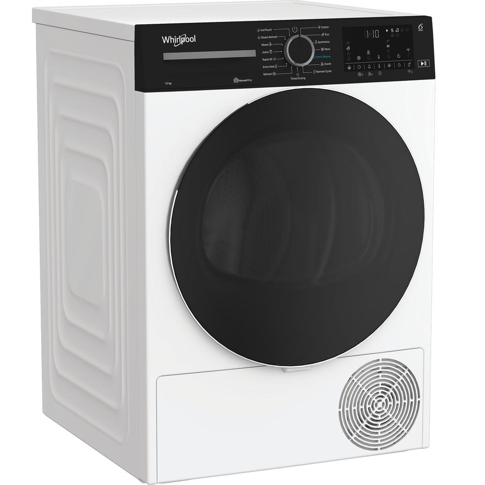 Whirlpool Veļas žāvētājs WP E12X WBS EE Balts Perspective