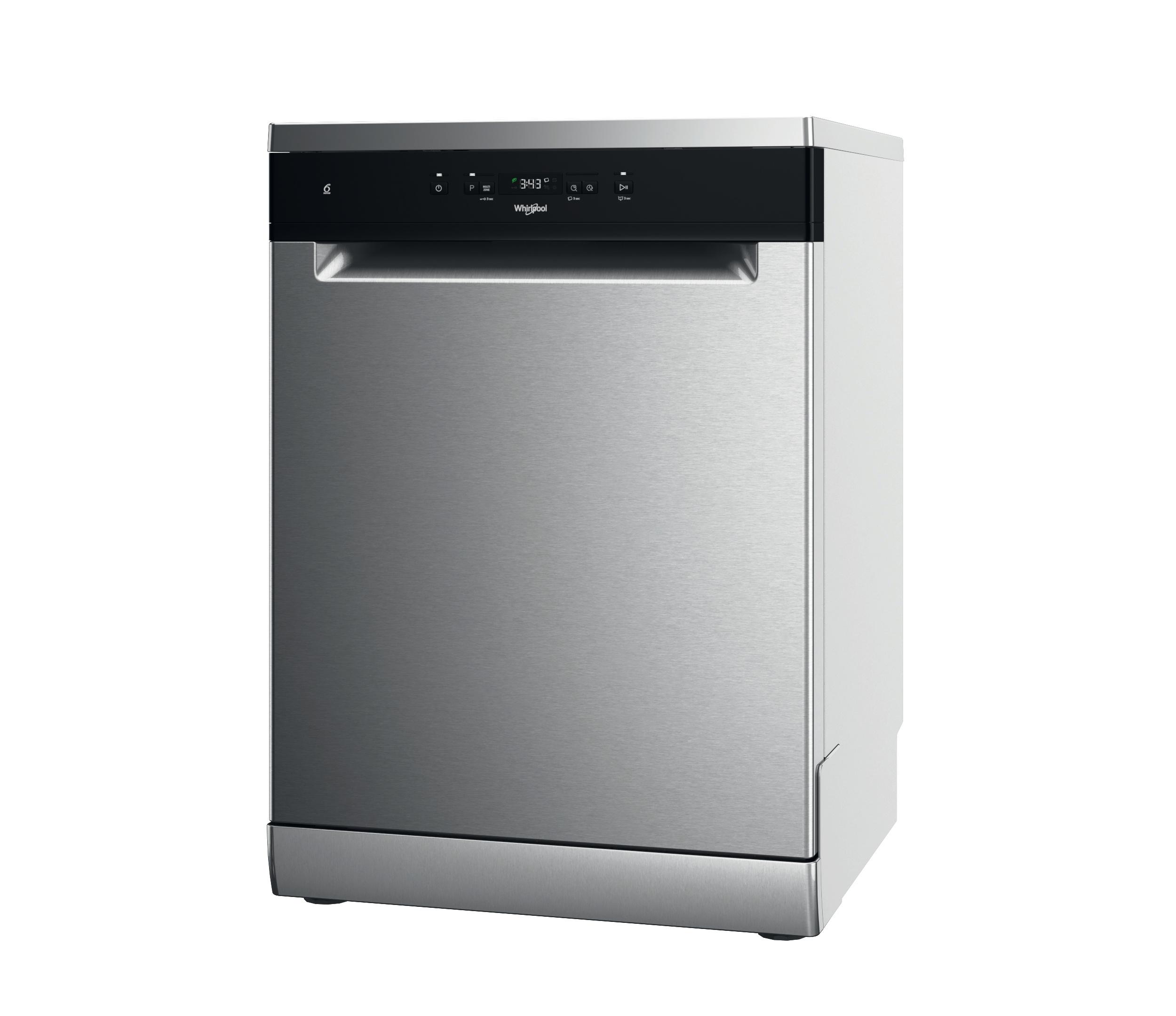 Whirlpool Mosogatógép Szabadonálló WRFC 3C26 X Szabadonálló E Perspective