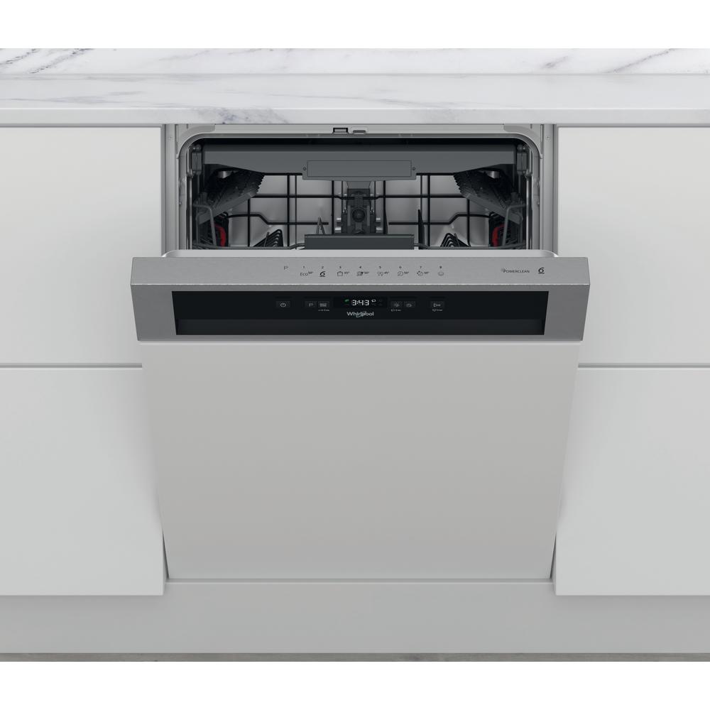 Whirlpool Trauku mazgājamā mašīna Iebūvējams WBC 3C34 PF X Half-integrated D Frontal