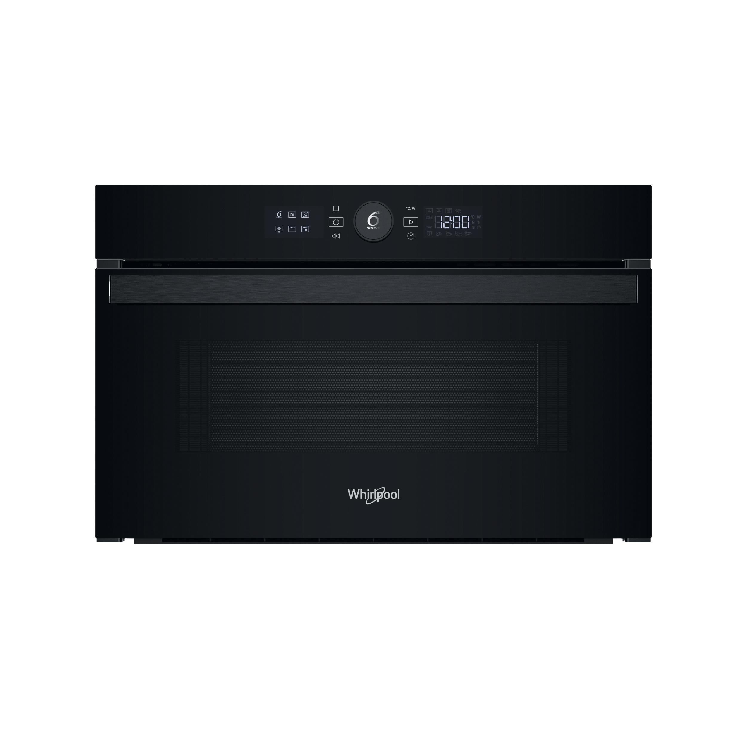 Whirlpool Microunde Încorporabil WMD44MB Negru Electronic 31 Funcţie MW şi grill 1000 Frontal