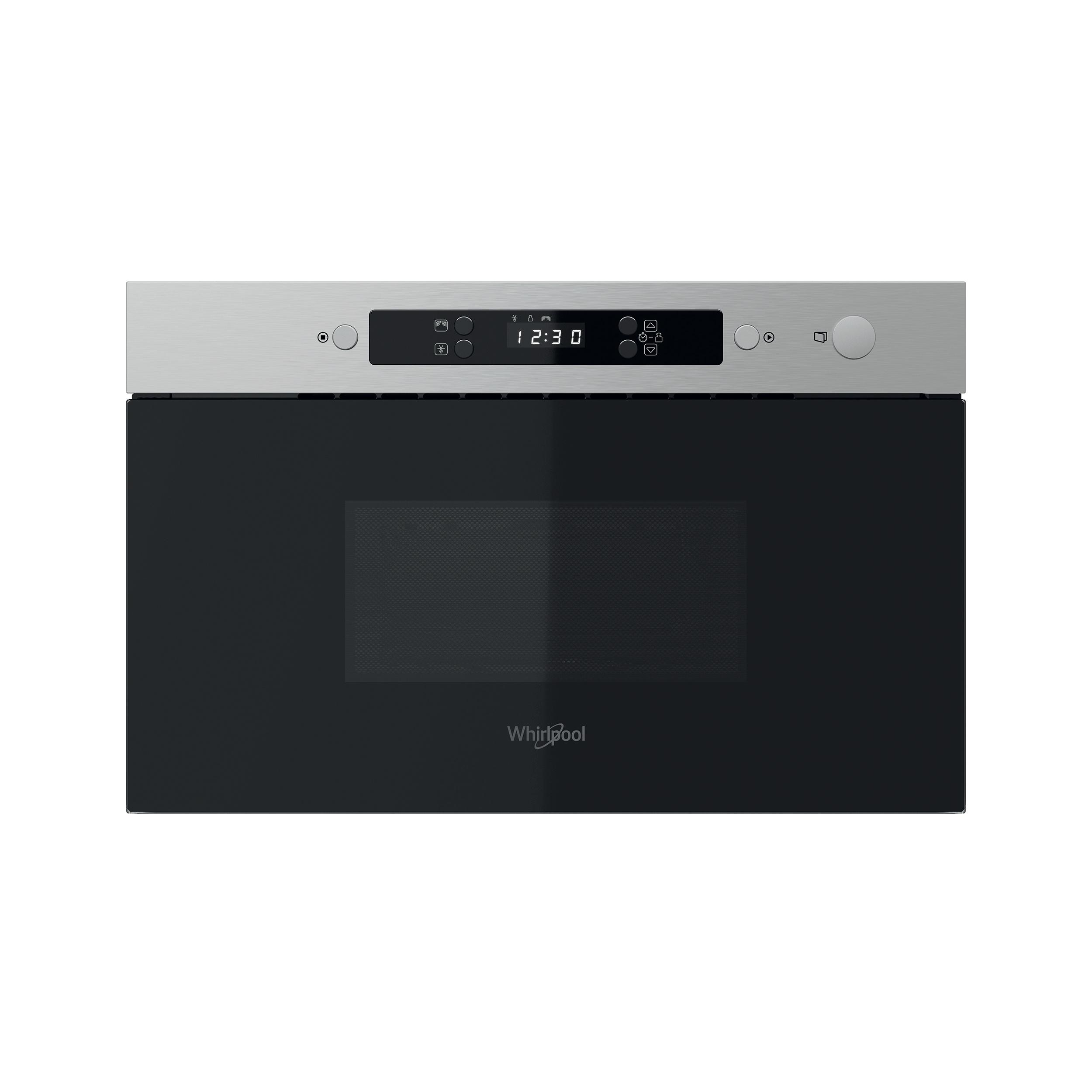 Whirlpool Mikrovågsugn Inbyggda MBNA900X Stainless steel Elektronisk 22 Endast MW 750 Frontal