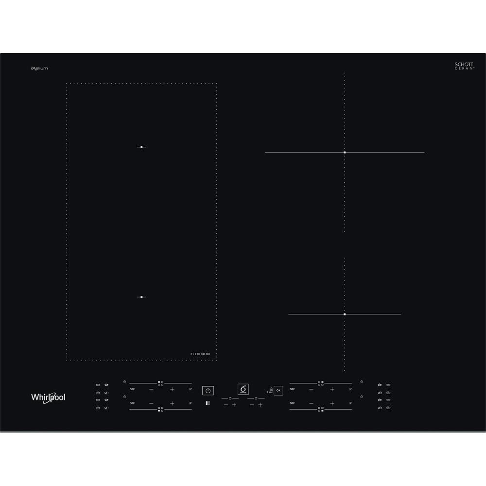 Whirlpool Kochfelder WIH 65B4L BFIXL Schwarz Induction vitroceramic Frontal