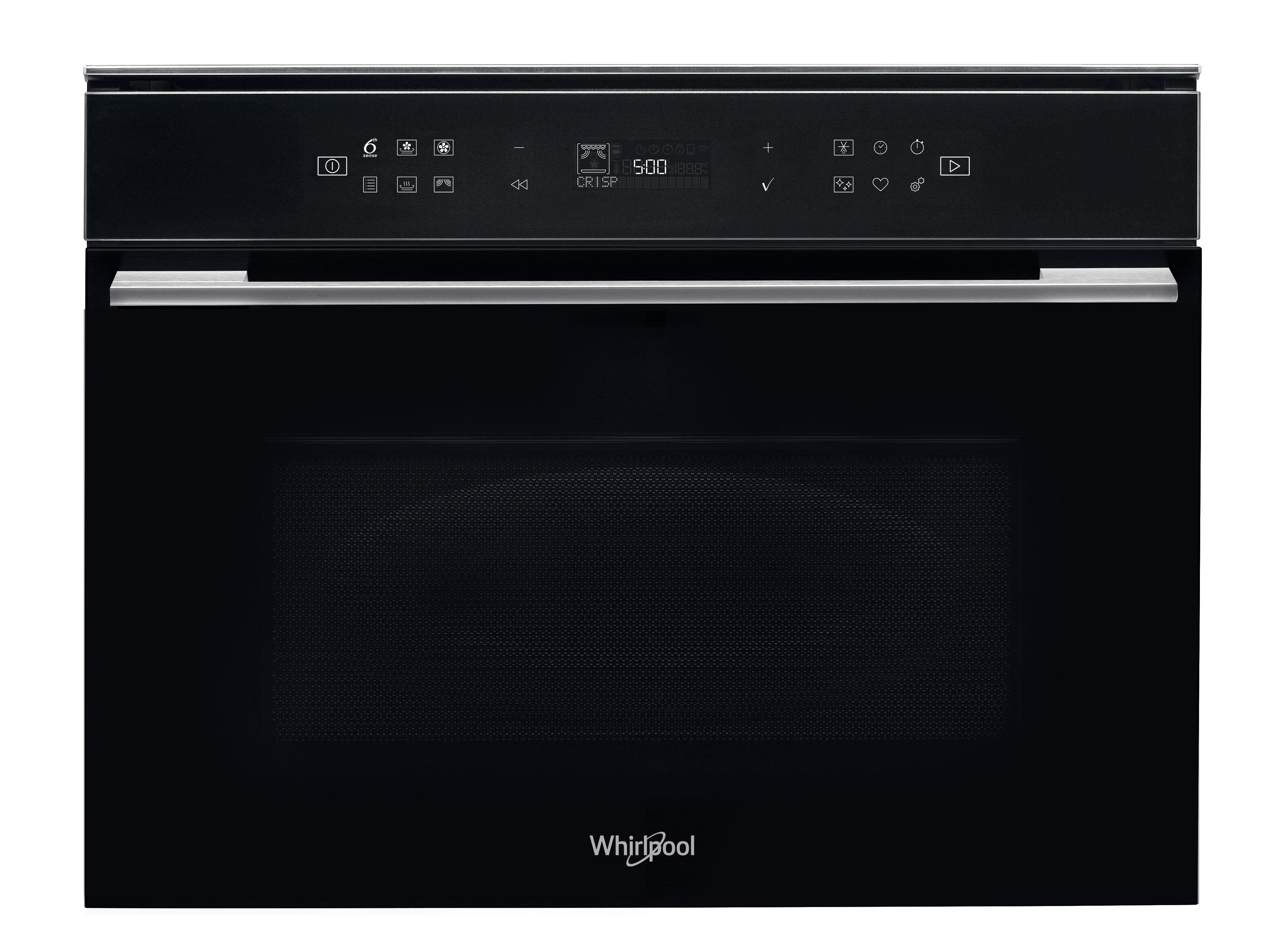 Whirlpool Microgolfoven Inbouw W7 MW461 NB Zwart Elektronisch 40 Combimicrogolfoven 900 Frontal
