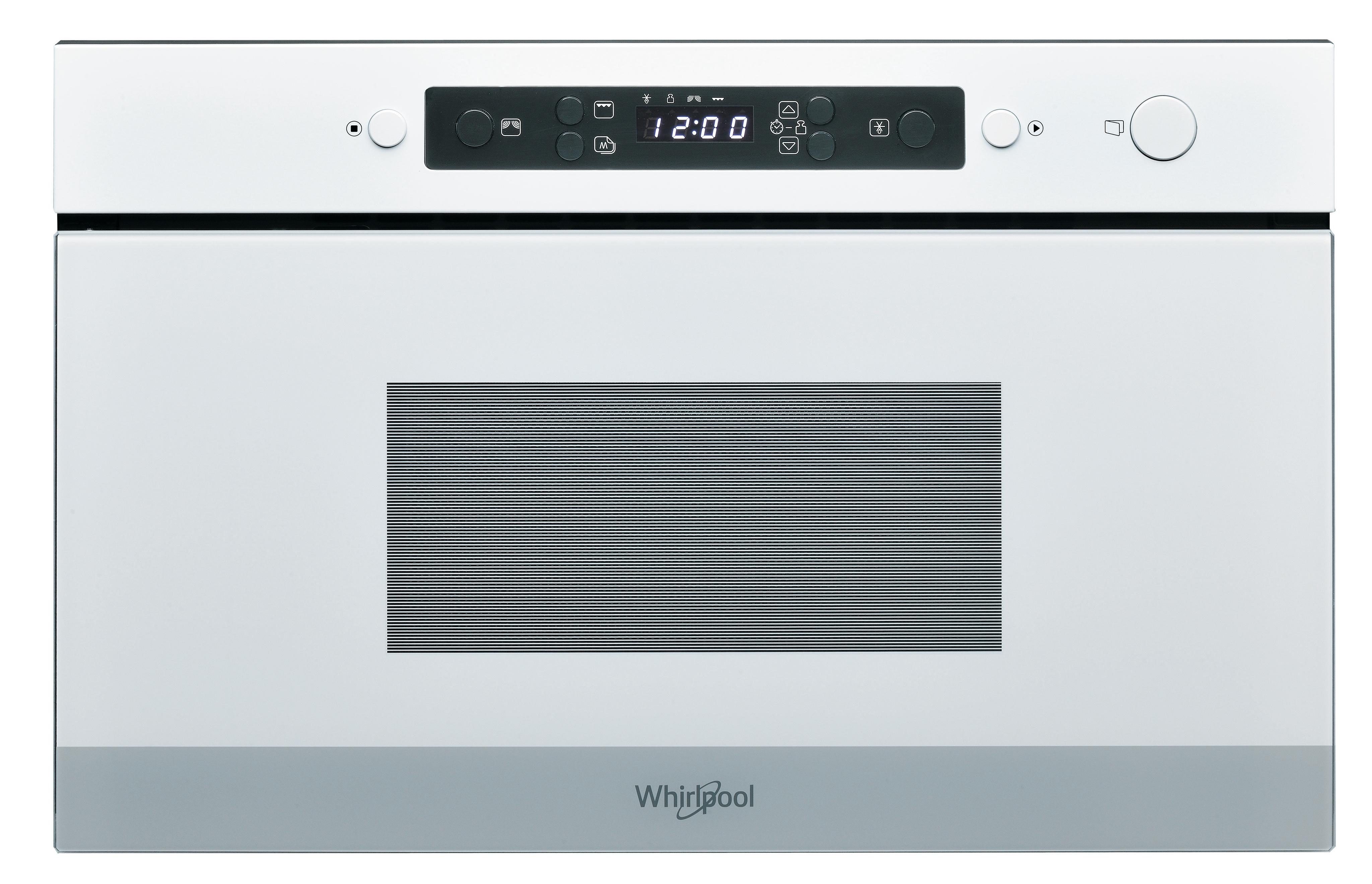 Whirlpool Mikroviļņu krāsns Iebūvējams AMW 4920/WH Balts Elektronisks 22 Mikroviļņi + Grila funkcija 750 Frontal