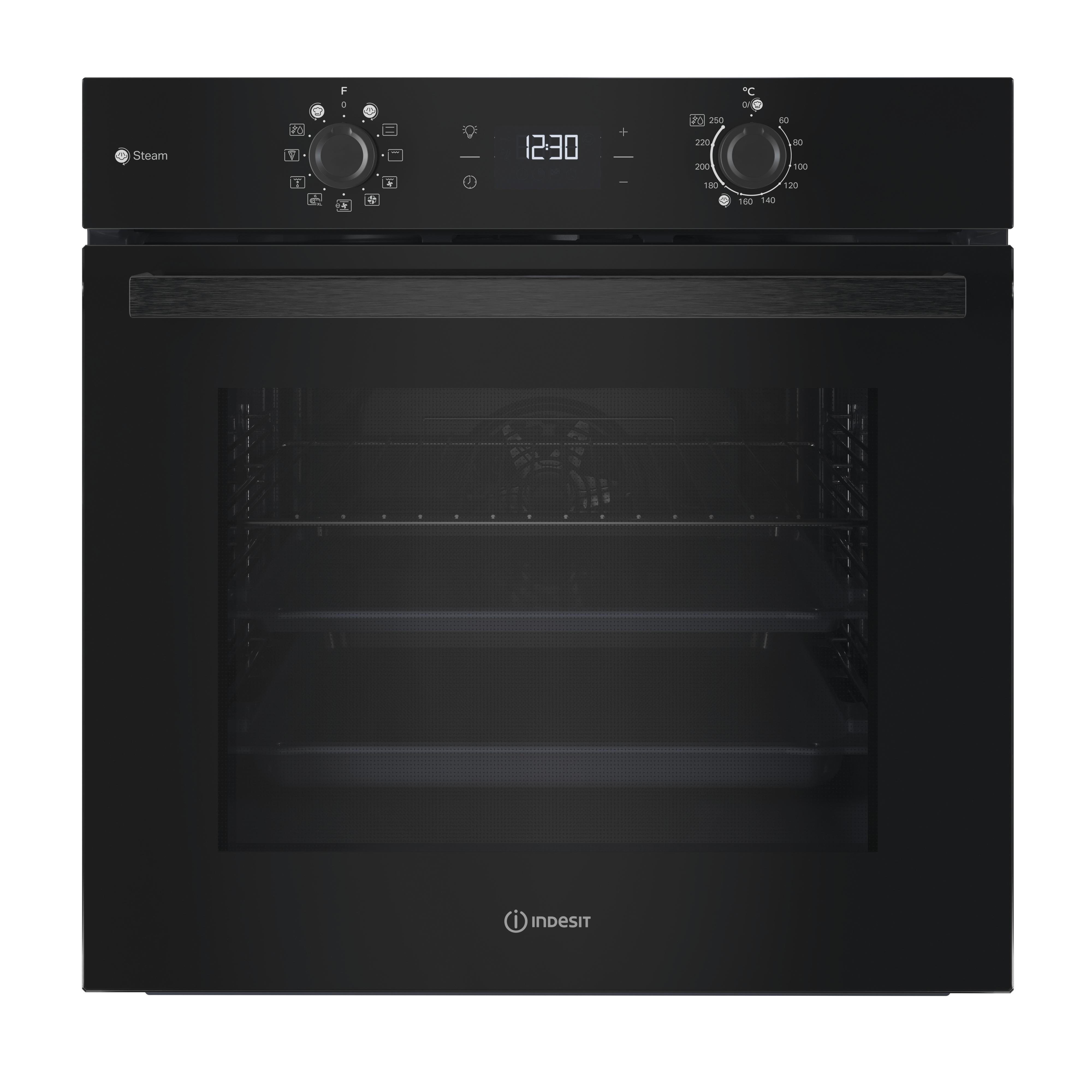 Indesit Φούρνος Εντοιχιζόμενο IO K58HS B Ηλεκτρική A+ Frontal