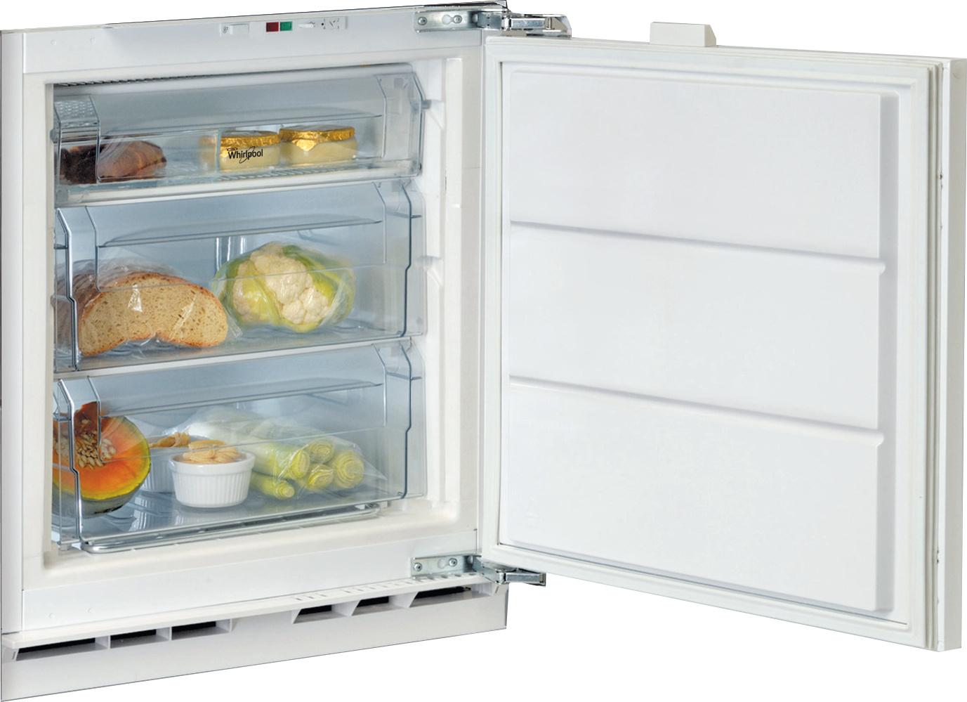 Whirlpool Congelador Encastre AFB 8281 Branco Perspective open