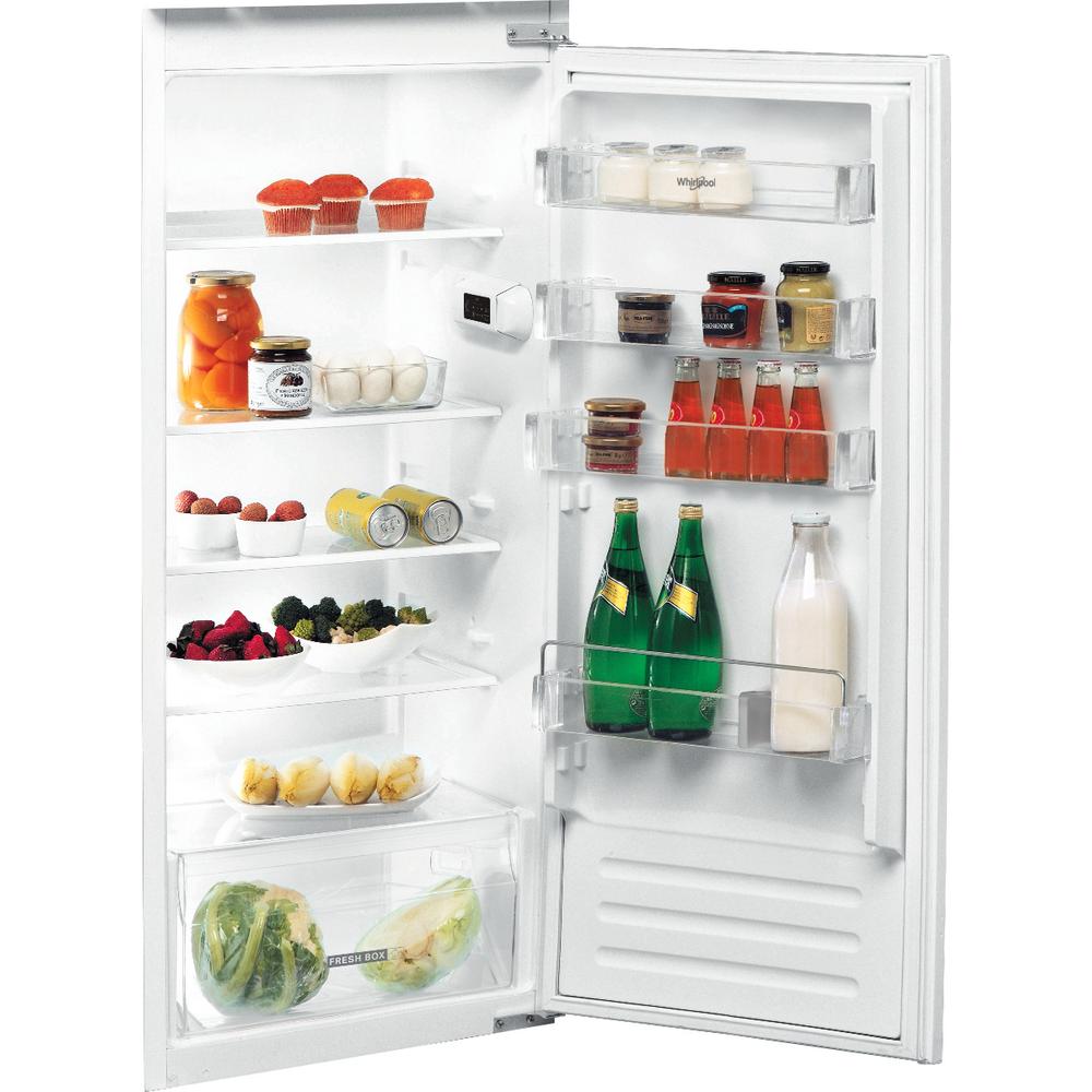 Whirlpool Kühlschrank Einbaugerät WBC 12AC22R Edelstahloptik Perspective open