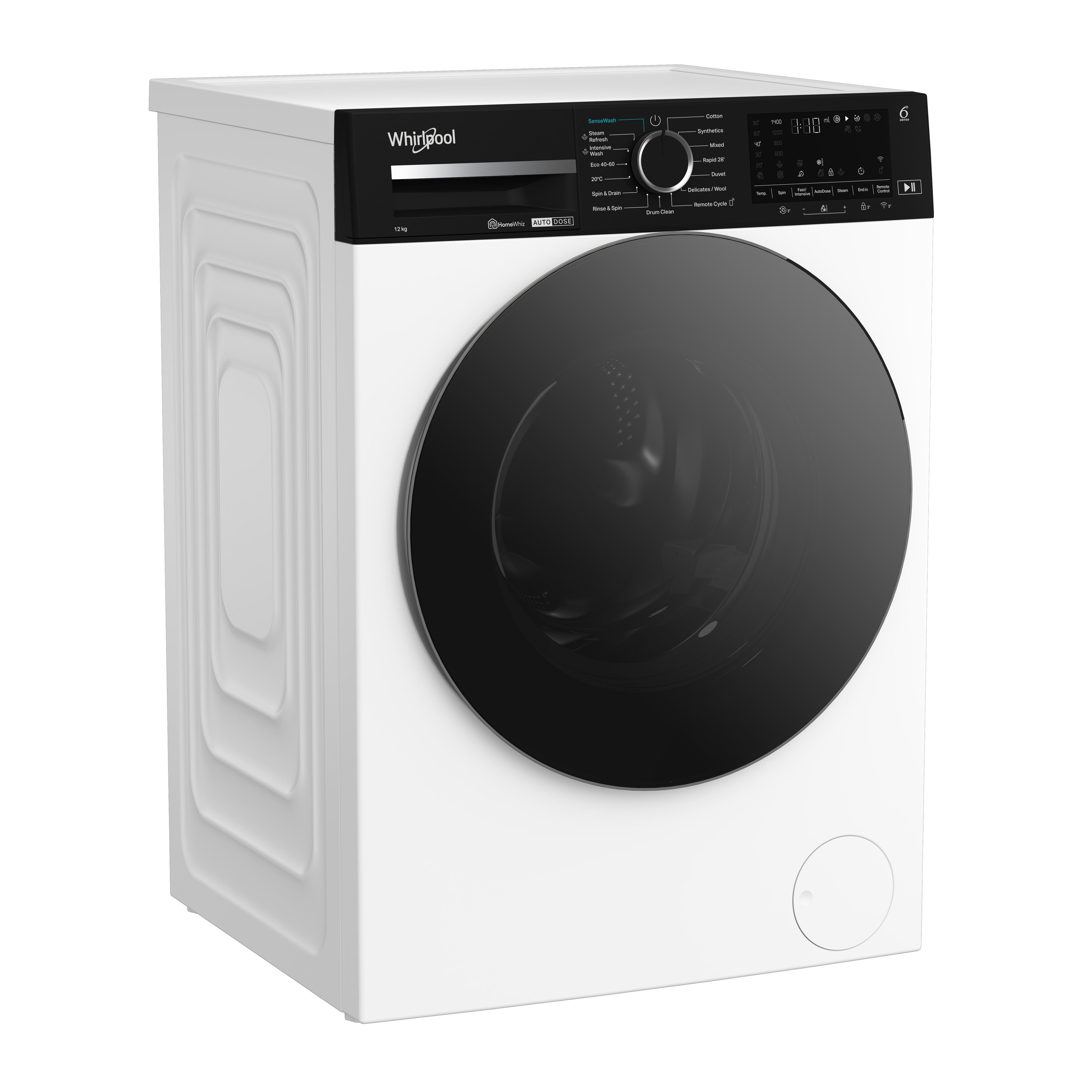 Whirlpool Washing machine Free-standing W0M 27W ADS IRE White Front loader A Perspective