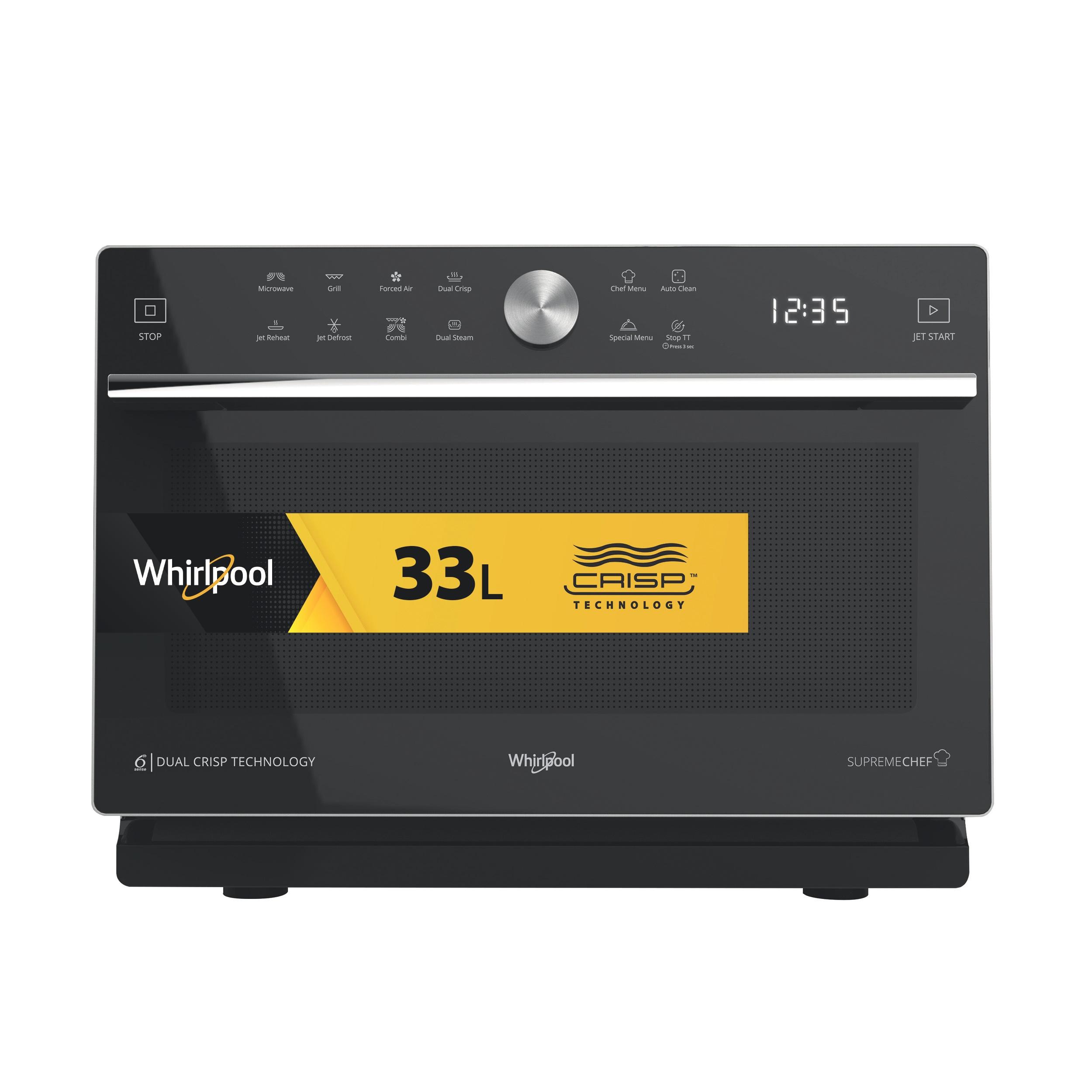 Whirlpool Mikrovlnná rúra Voľne stojace MWSC 933 SB Srtrieborná Elektronické 33 Mikrovlny kombi 900 Hero image