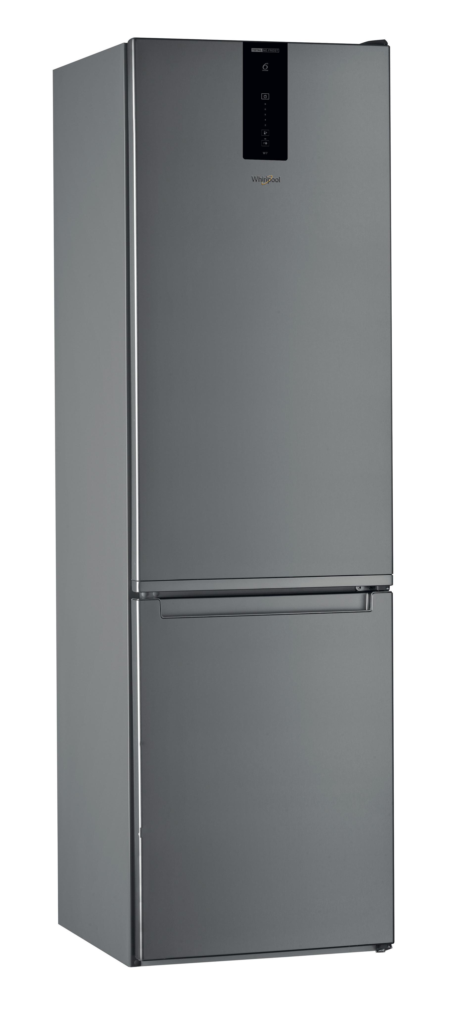 Whirlpool prostostoječ hladilnik z zamrzovalnikom: Brez ledu - W7 911O OX