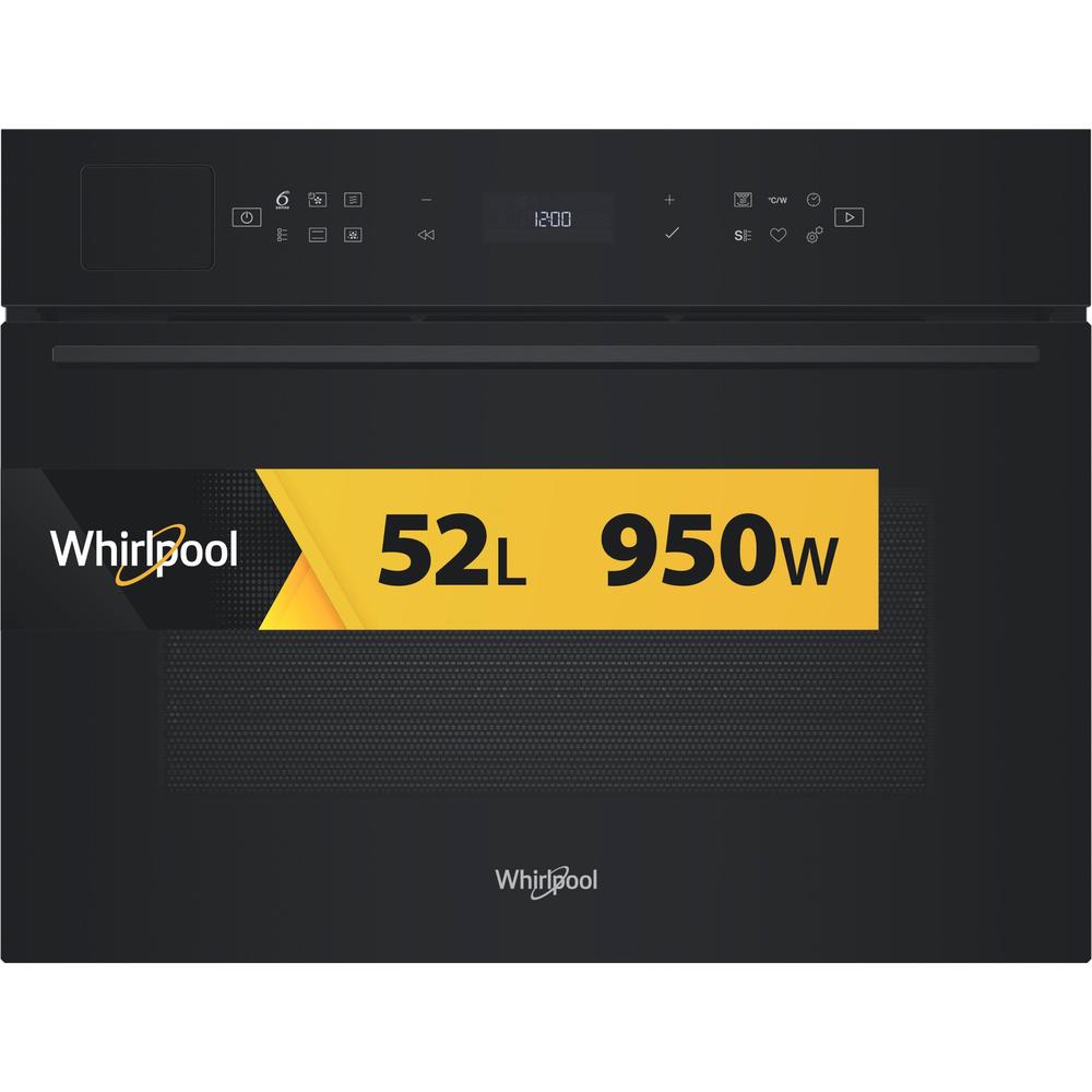 Whirlpool Φούρνος μικροκυμάτων Εντοιχιζόμενο WCT7A9PHTSB Μαύρο Ηλεκτρονικός 53 Συνδυασμός Μικροκύματα-Grill 950 Frontal