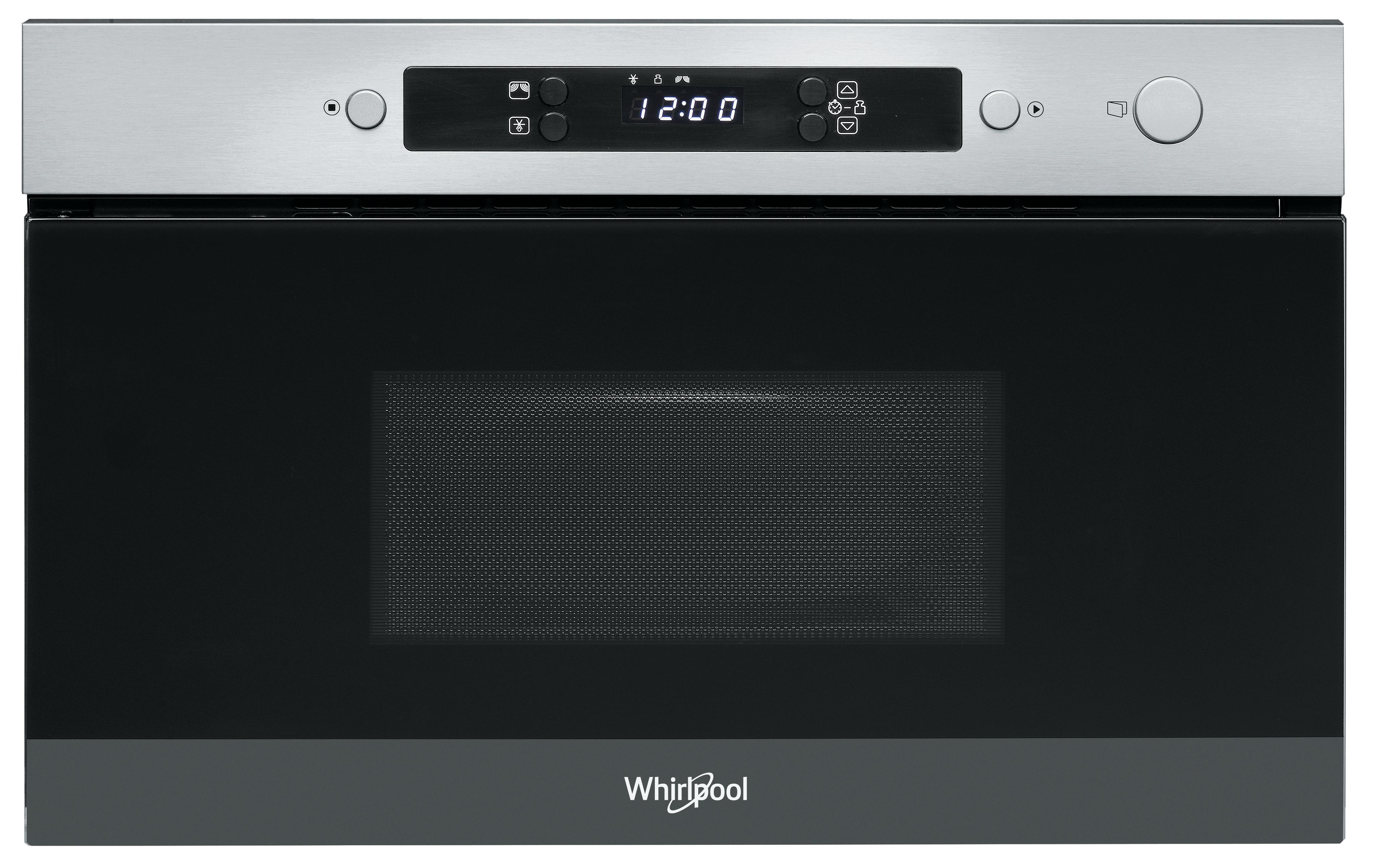 Whirlpool Microondas Encastre AMW 4900/IX Acero inoxidable Electrónico 22 Solo MW 750 Frontal