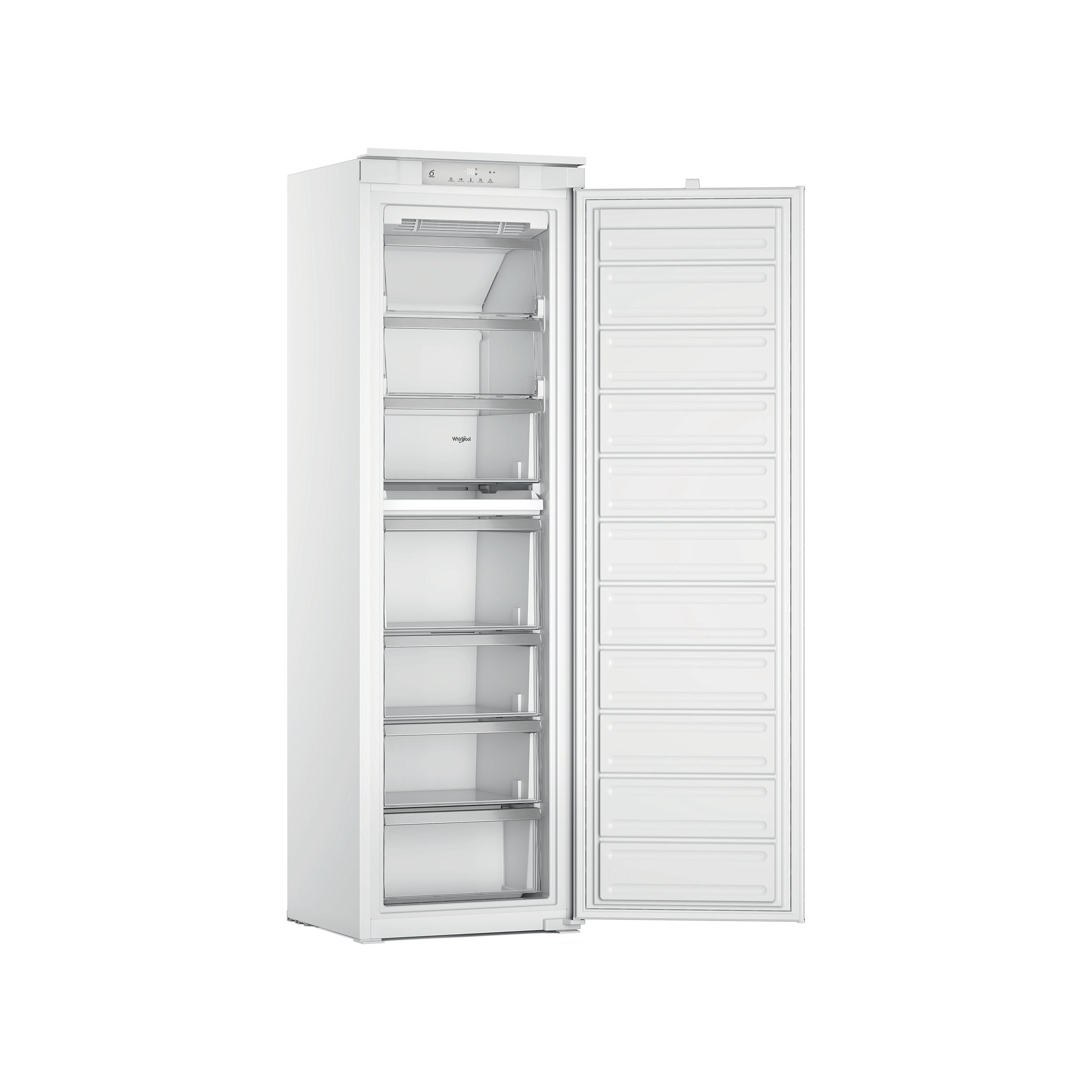 Whirlpool Frys Inbyggda WHSD18F013D1 White Perspective open