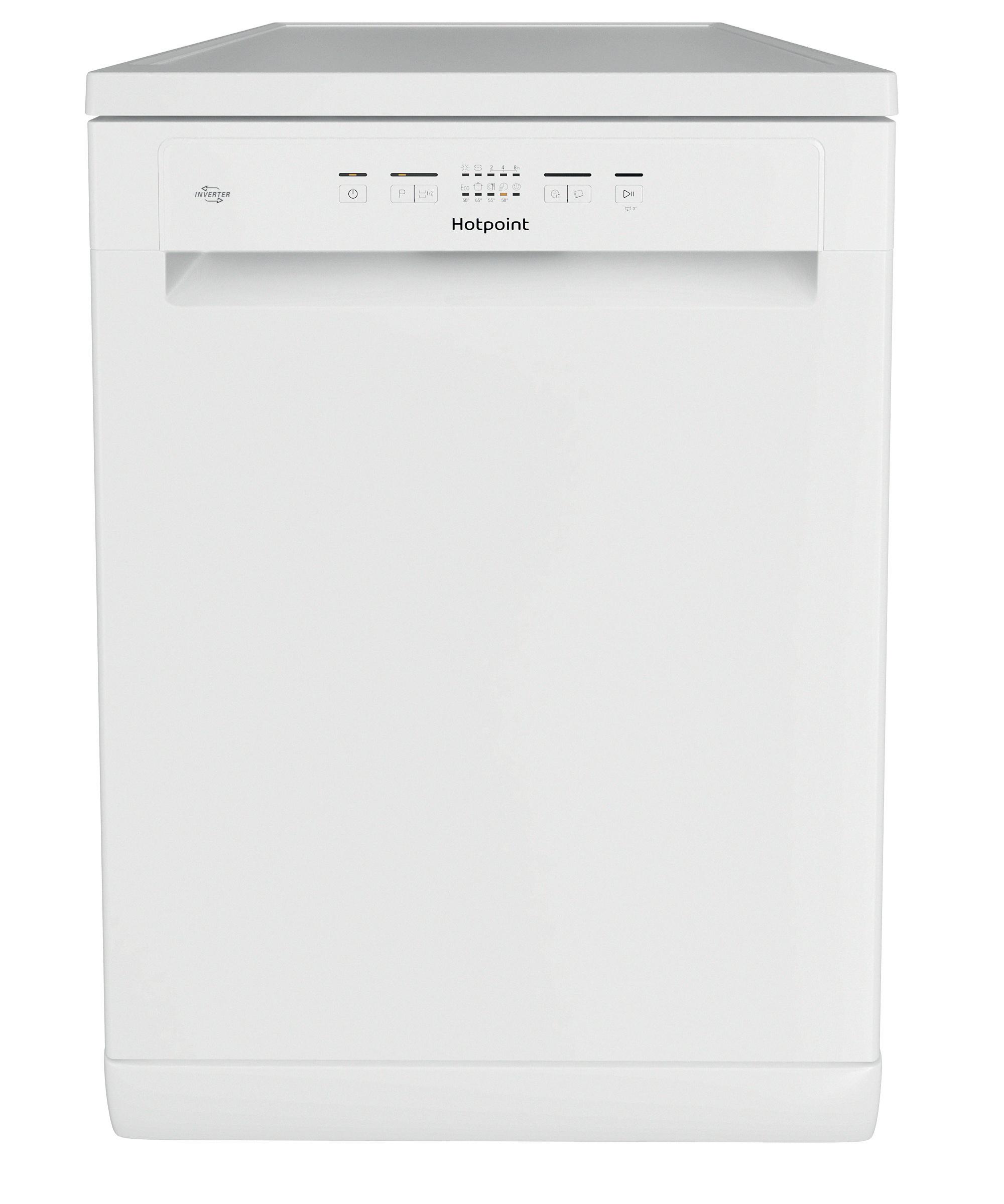 Hotpoint Full Size Freestanding Dishwasher - White - 14 Place Setting - E Rated - H2F HL626 UK