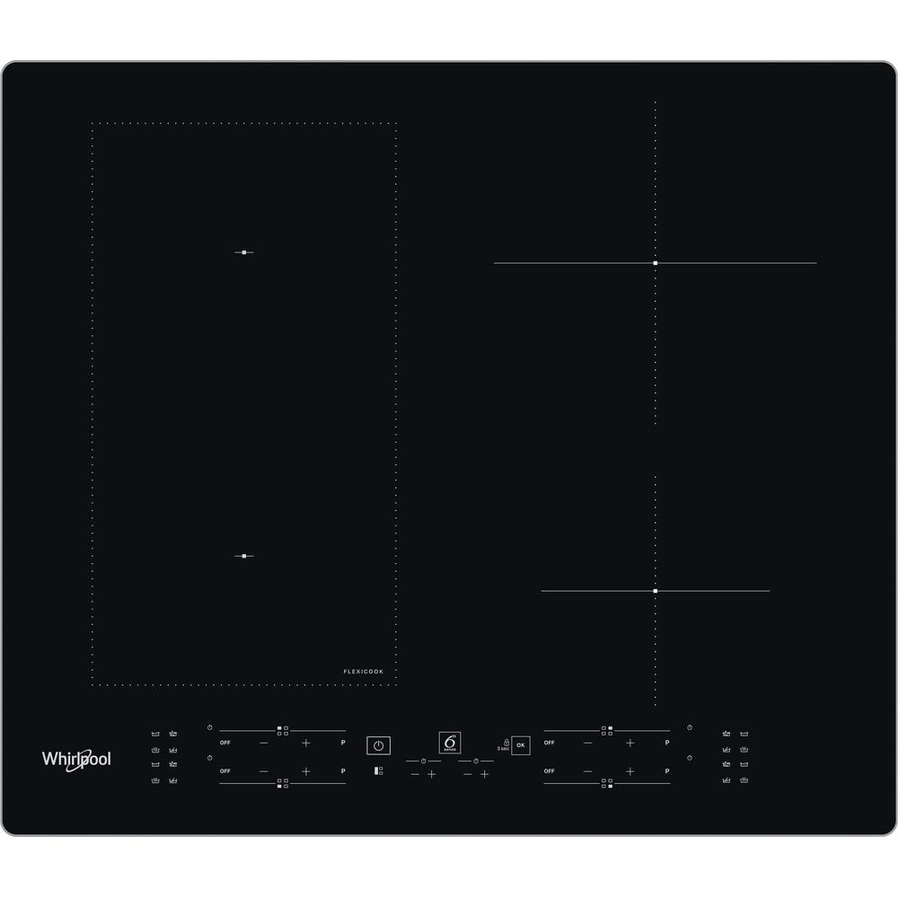 Whirlpool Μονάδα εστιών WL B5860 AL Μαύρο Induction vitroceramic Frontal