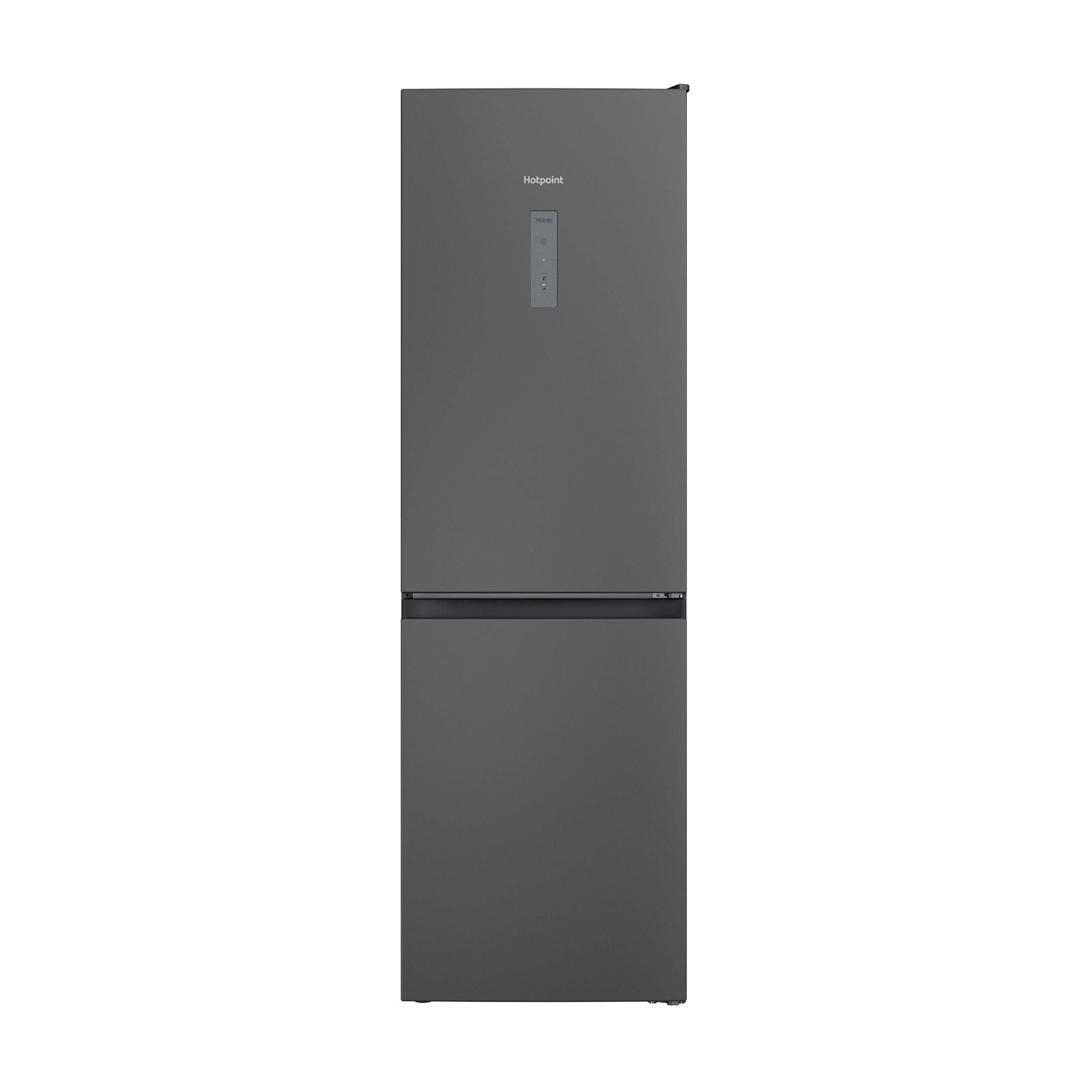 Hotpoint Fridge-Freezer Combination Free-standing H5X 82O SK Silver black 2 doors Frontal
