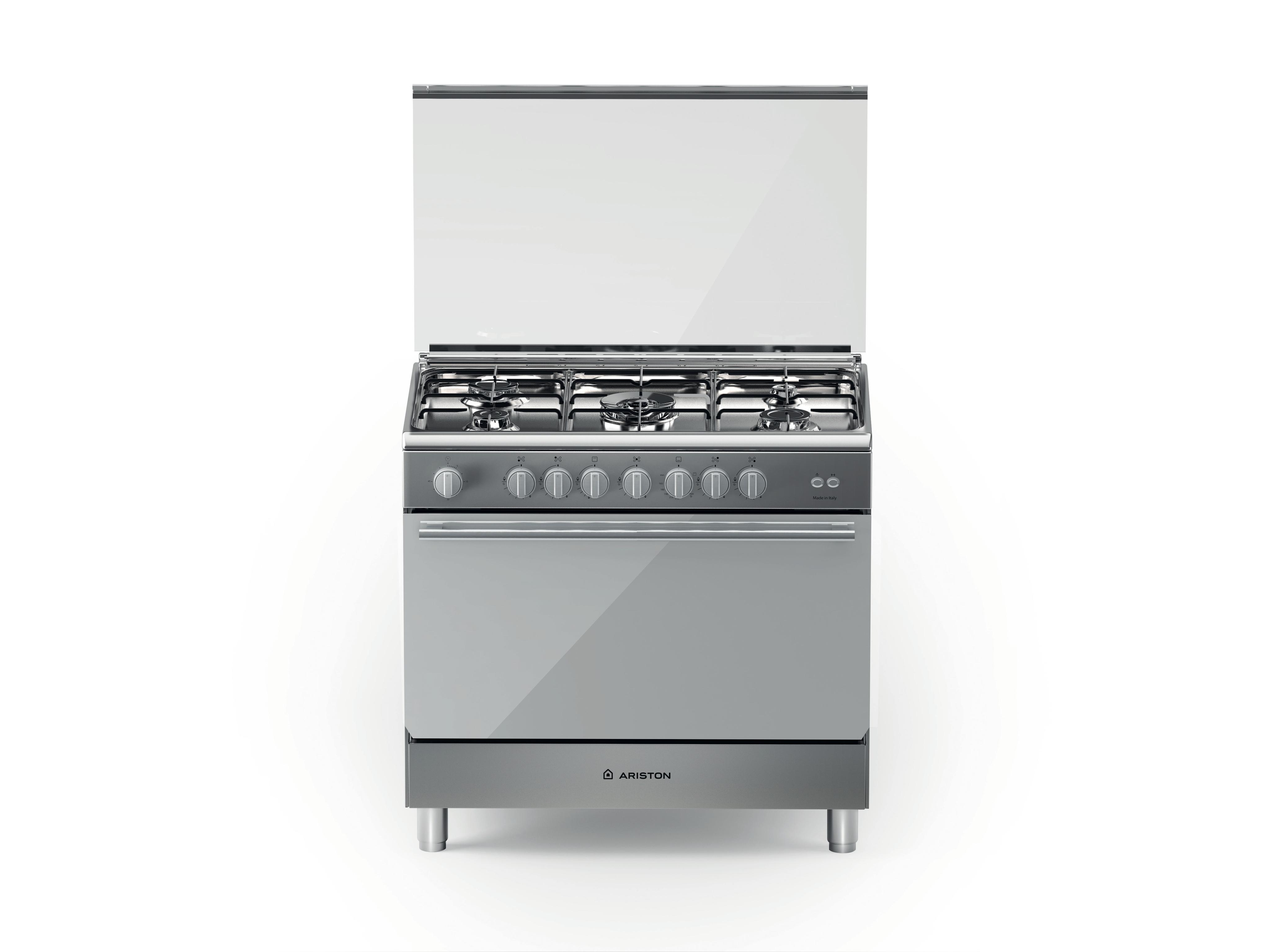 Ariston Cooker BAM 951 EGS S White GAS Frontal