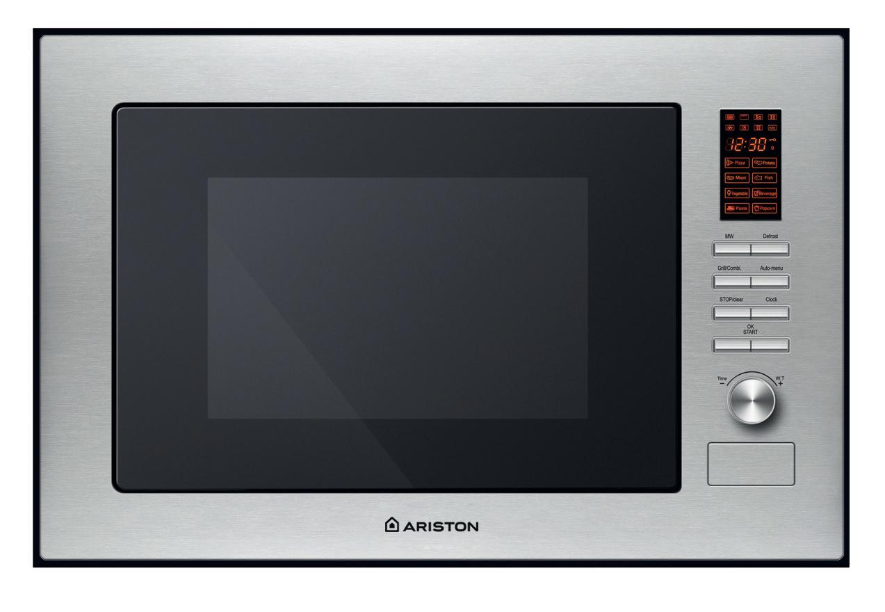 Ariston built in microwave oven: inox color - MWA 222.1 X 60HZ