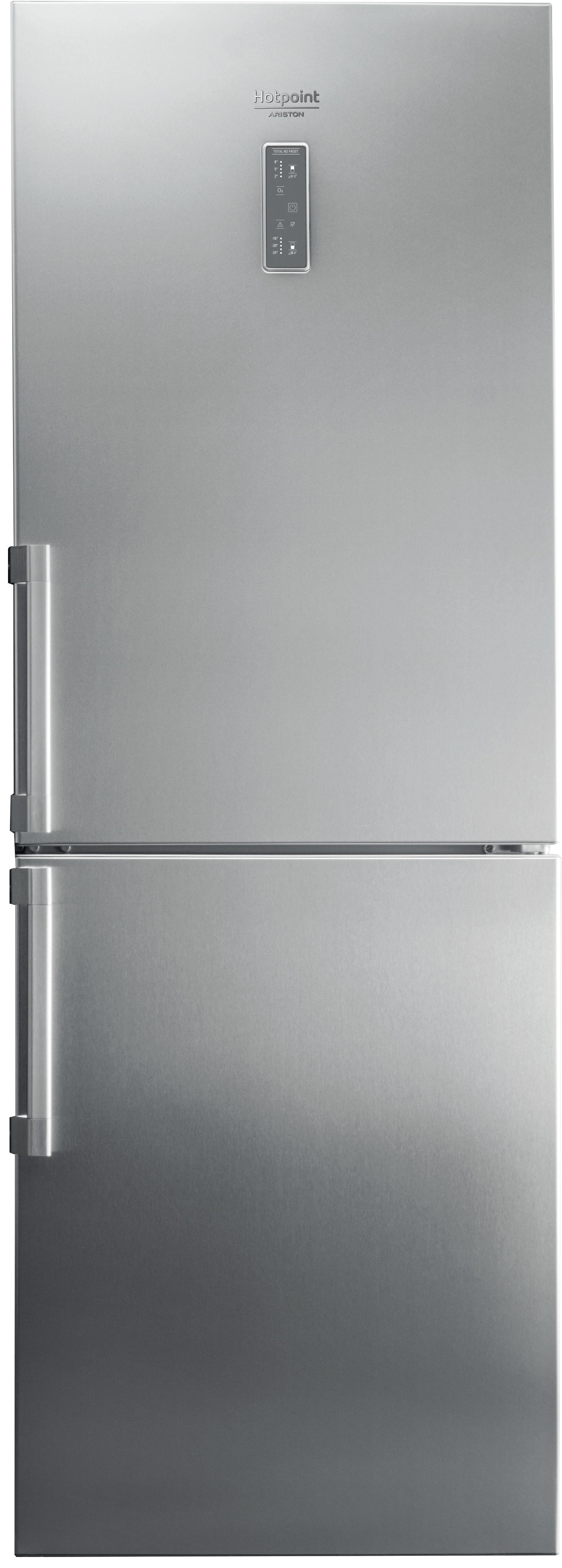 Hotpoint_Ariston Chłodziarka/zamrażarka Wolnostojący HA70BE 73 XO3 Optyczny Inox Dwudrzwiow(y)a Frontal