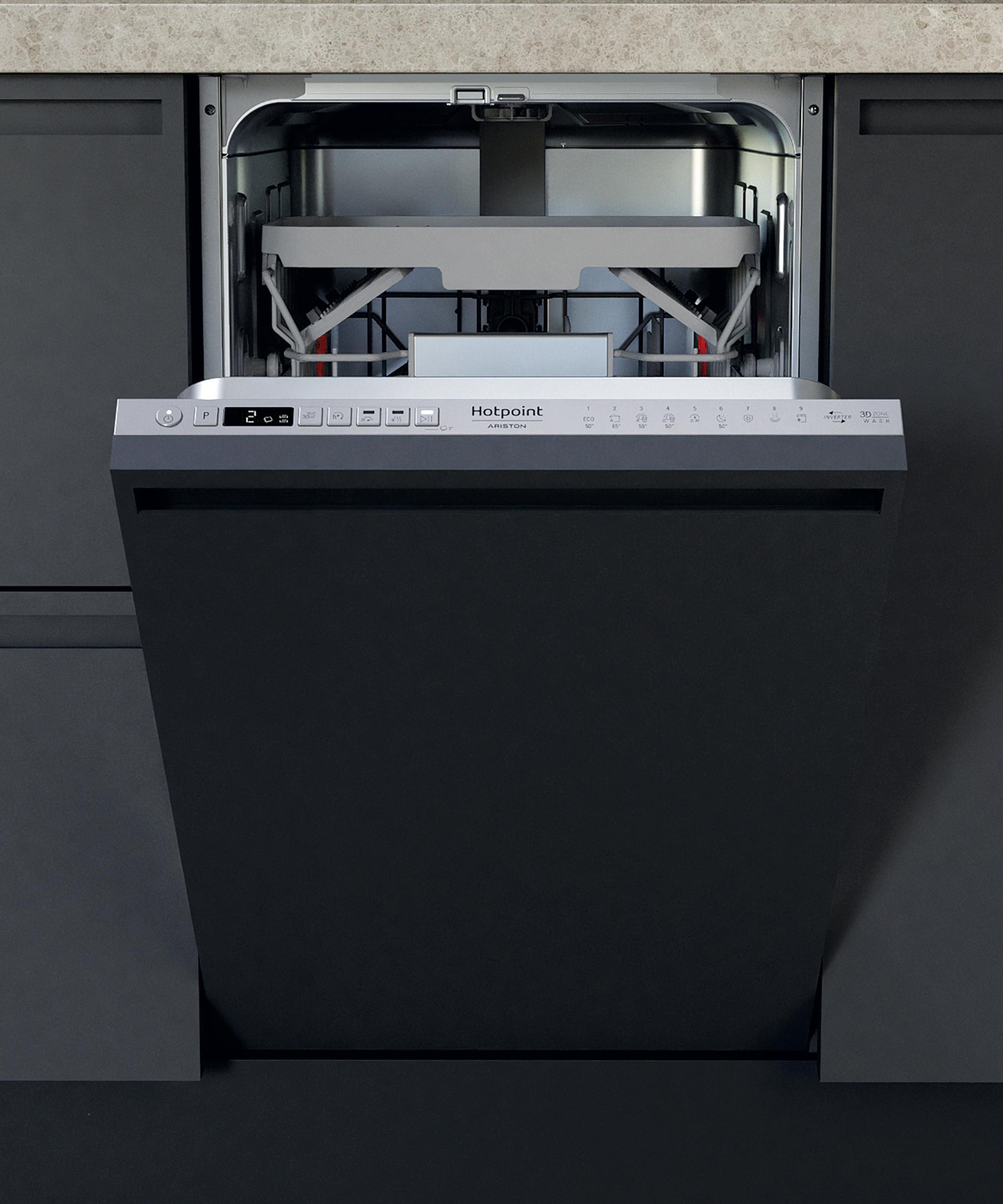 Hotpoint_Ariston Zmywarka Zabudowa HSIO 3T235 WCE W pełni zintegrowany D Frontal