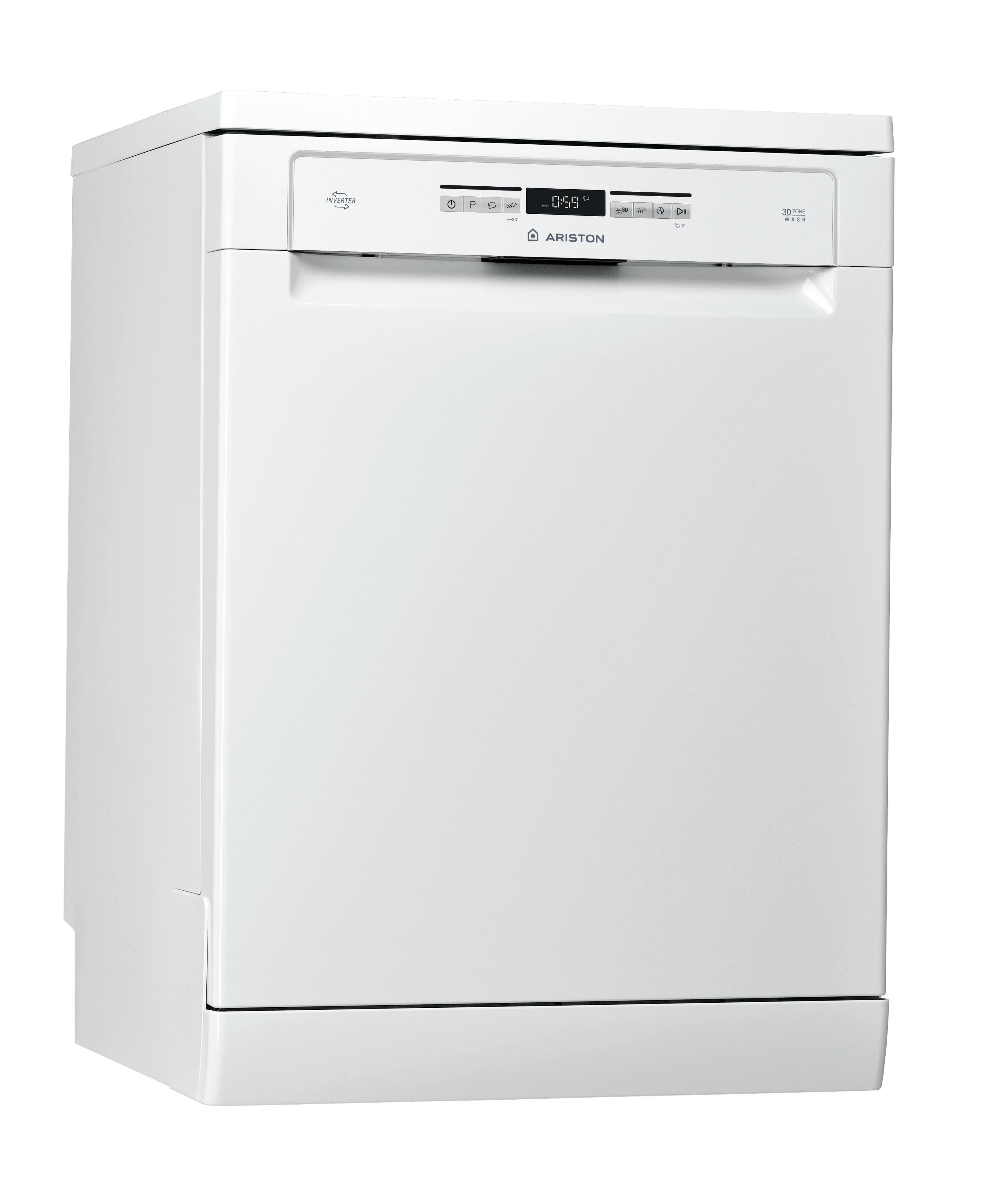 Ariston Dishwasher Free-standing LFO 3P23 W L Free-standing A Perspective