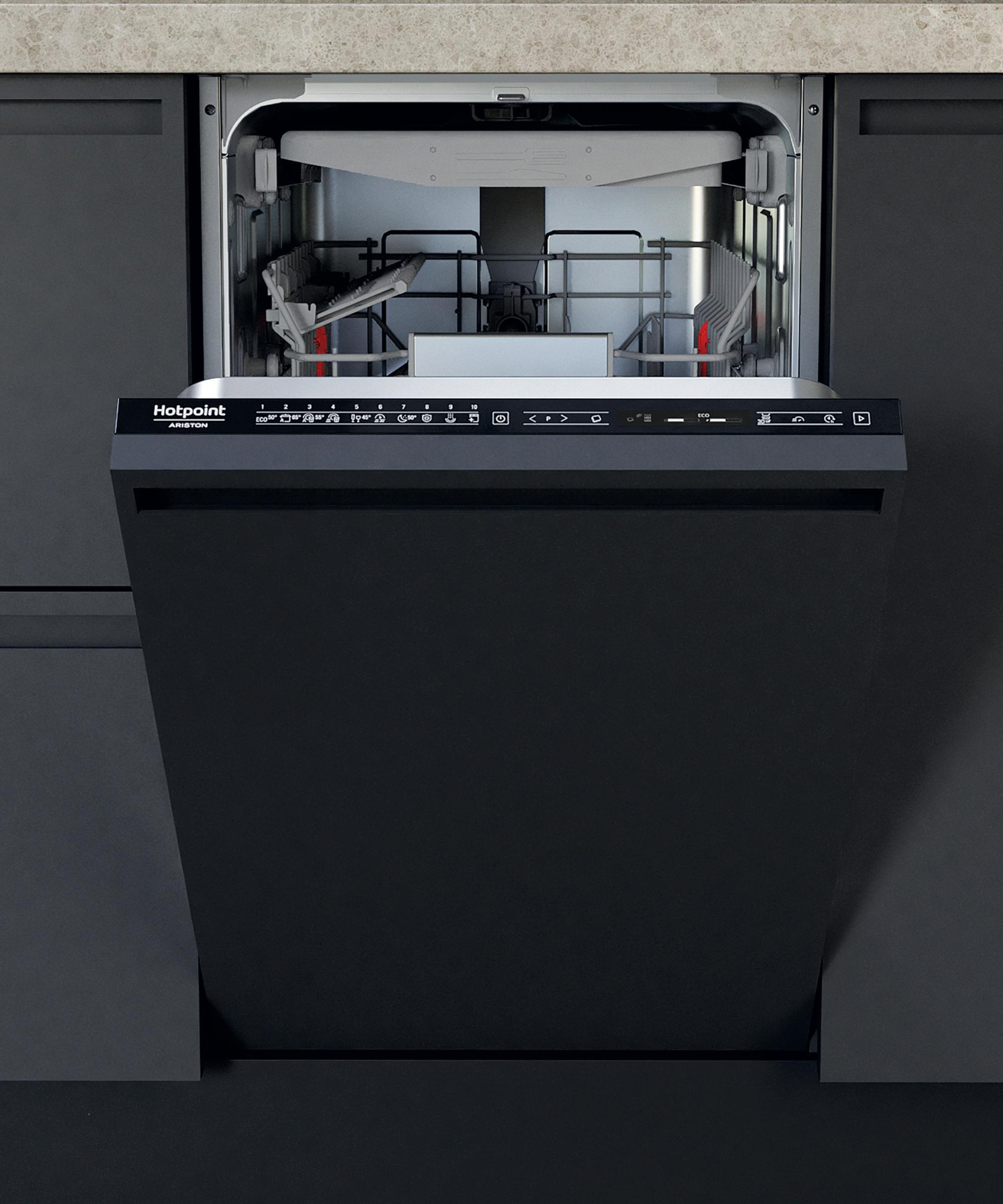 Hotpoint_Ariston Zmywarka Zabudowa HSIP 4O21 WFE W pełni zintegrowany E Frontal