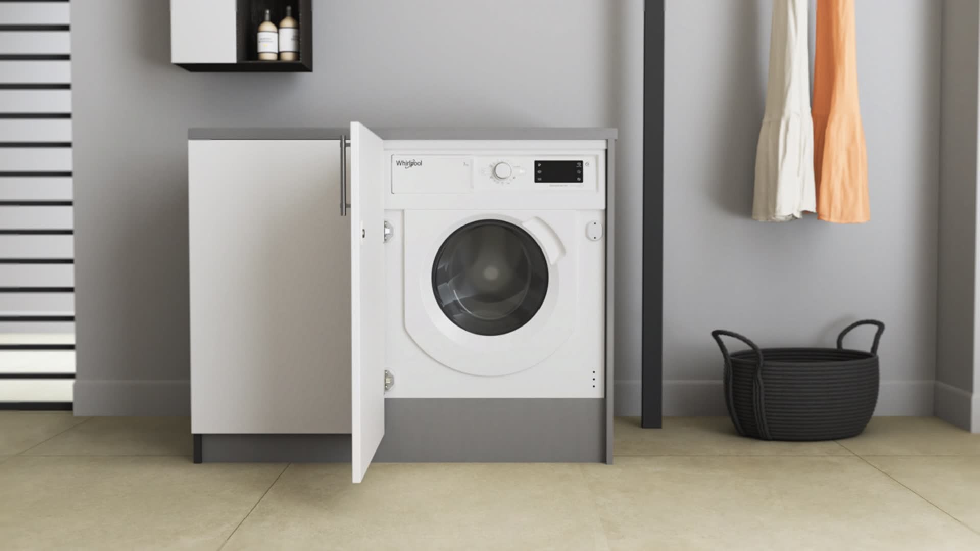 Masina de spălat rufe încorporabil Whirlpool - BI WMWG 71483E EU N