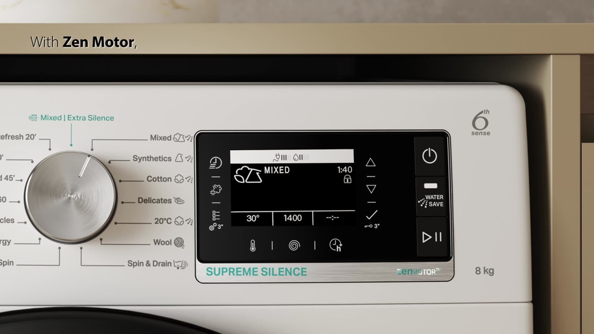 Masina de spălat rufe independenta Whirlpool - W7X 89 SILENCE EE