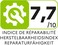 REPAIRABILITY INDEX