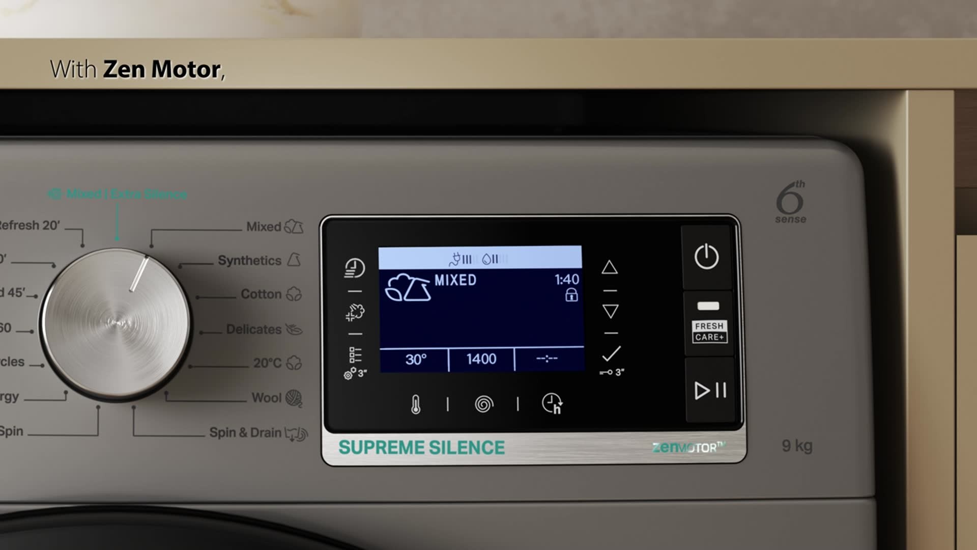 Masina de spălat rufe independenta Whirlpool - W6 98S SILENCE EE