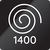 1400 rpm