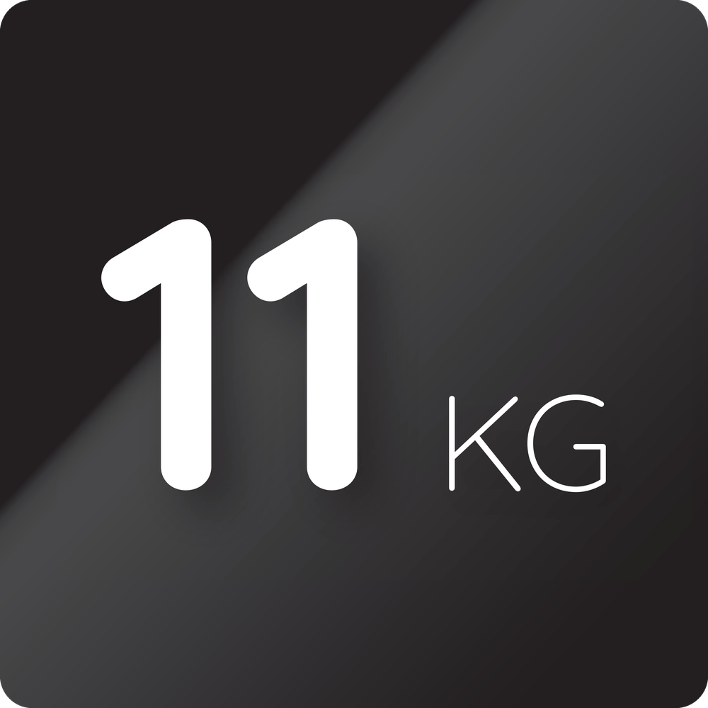 11 kg Fassungsvermögen (Waschen)