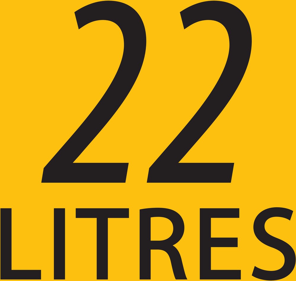 Capacité 22 L