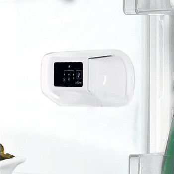 Indesit Combinado Livre Instalação LI8 S1E S AQUA Prata 2 doors Control panel