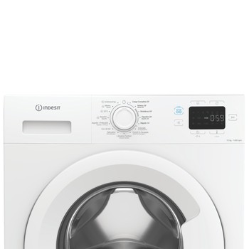 Indesit Lavadora Libre instalación IP 1064 PUSH&GO SPT Blanco Cargador frontal A Control panel