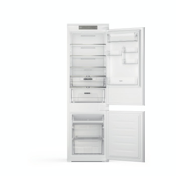 Whirlpool Combinado Encastre WHC18 T322 Branco 2 doors Frontal open