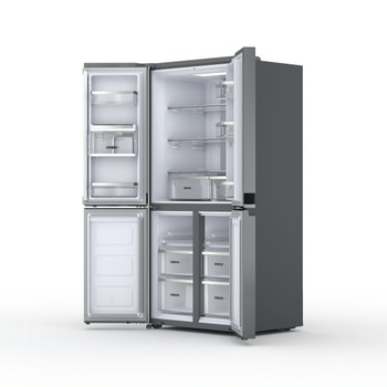 Whirlpool Side-by-Side Samostojeći WQ9 U2L EF Inox Perspective open