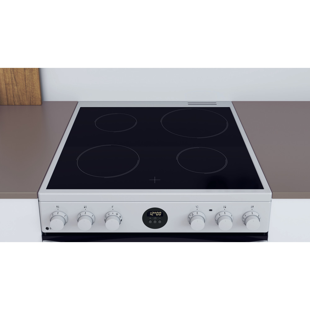 Indesit Pliit IS67V8CHW/E Valge Electrical Lifestyle detail