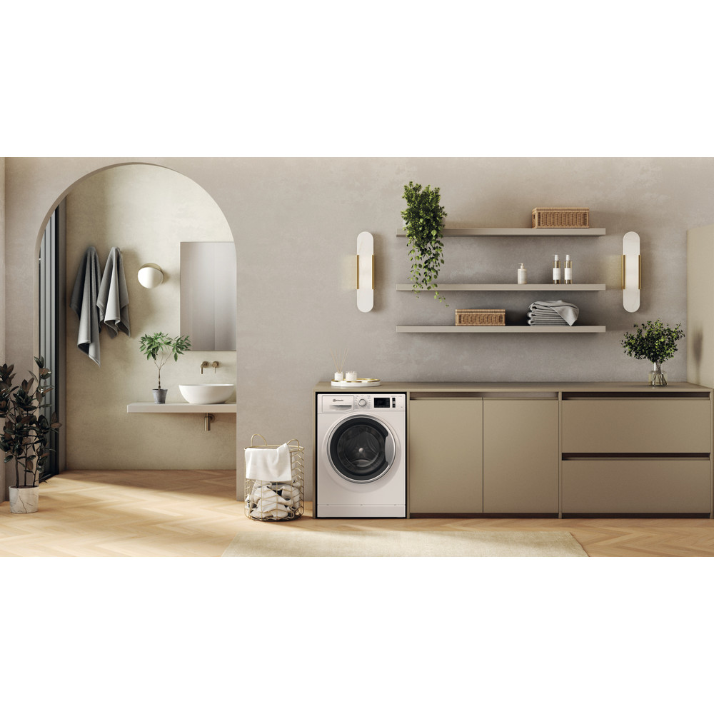 Bauknecht Lave-linge Appareil à pose libre WM BK 10A CH A Blanc Chargeurs frontaux A Lifestyle frontal