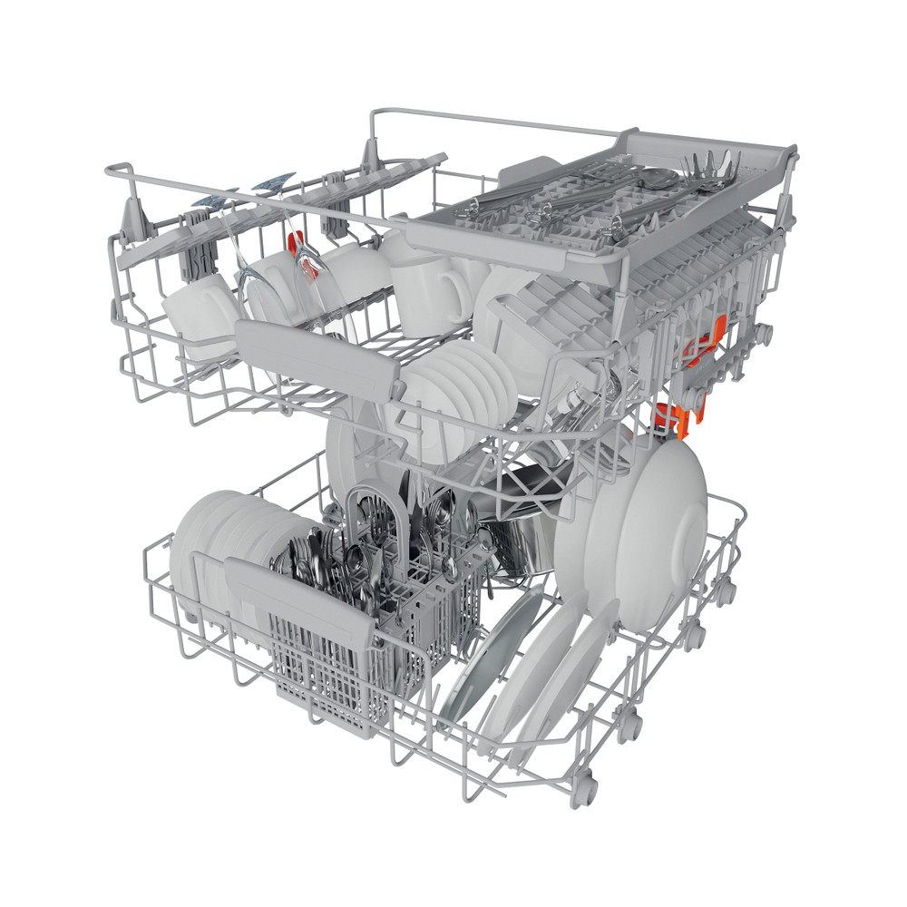 Hotpoint_Ariston Máquina de lavar loiça Livre Instalação HFC 3C41 CW X Livre Instalação C Technical Translucent