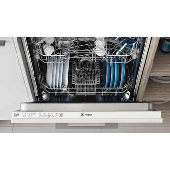 Indesit Geschirrspüler Einbaugerät IDI NE219B Vollintegrierbar F Lifestyle control panel