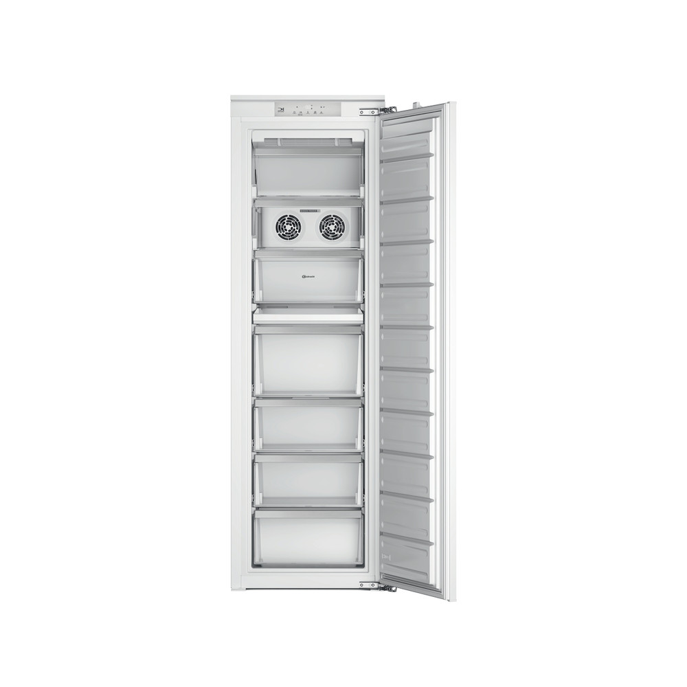 Bauknecht Congélateur Encastrable BGSI 18F2 S Blanc Frontal open