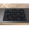 Whirlpool Hob GOA 9523/NB1 Black Gas Frontal top down